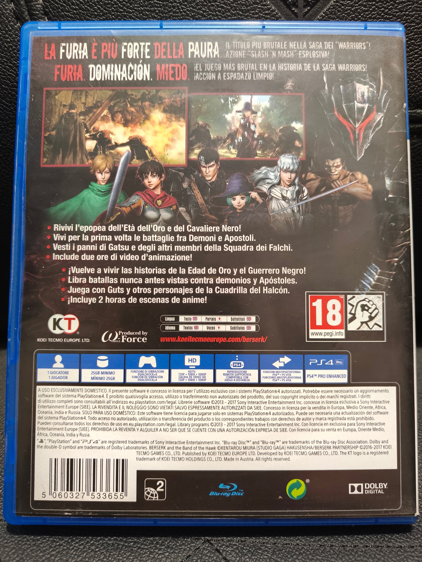 Berserk and the band of the Hawk ps4