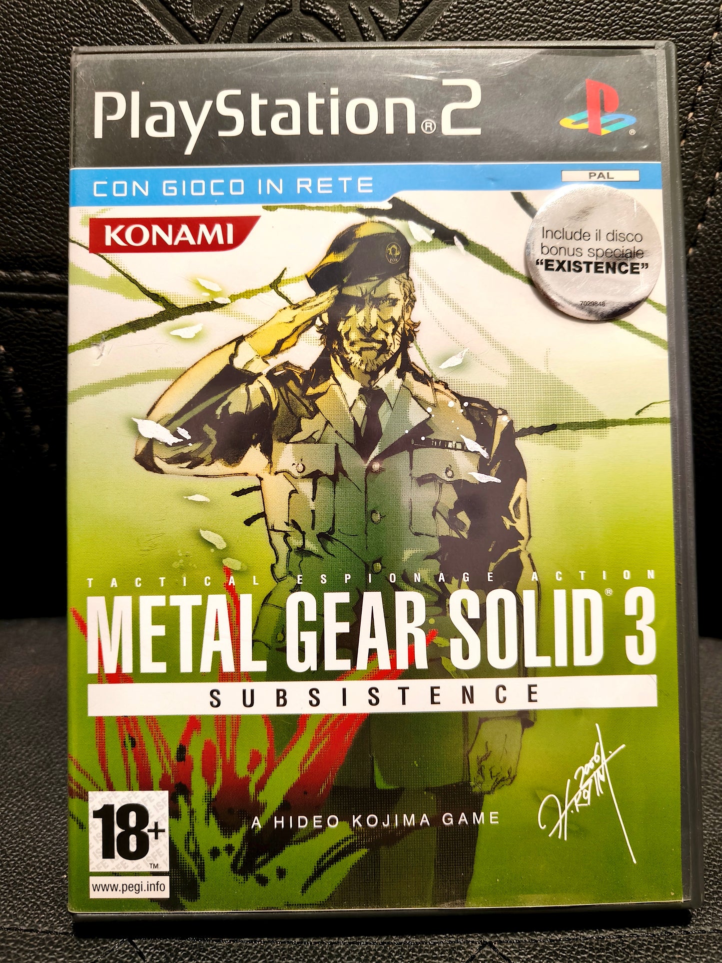 Metal Gear solid 3 subsistence ps2