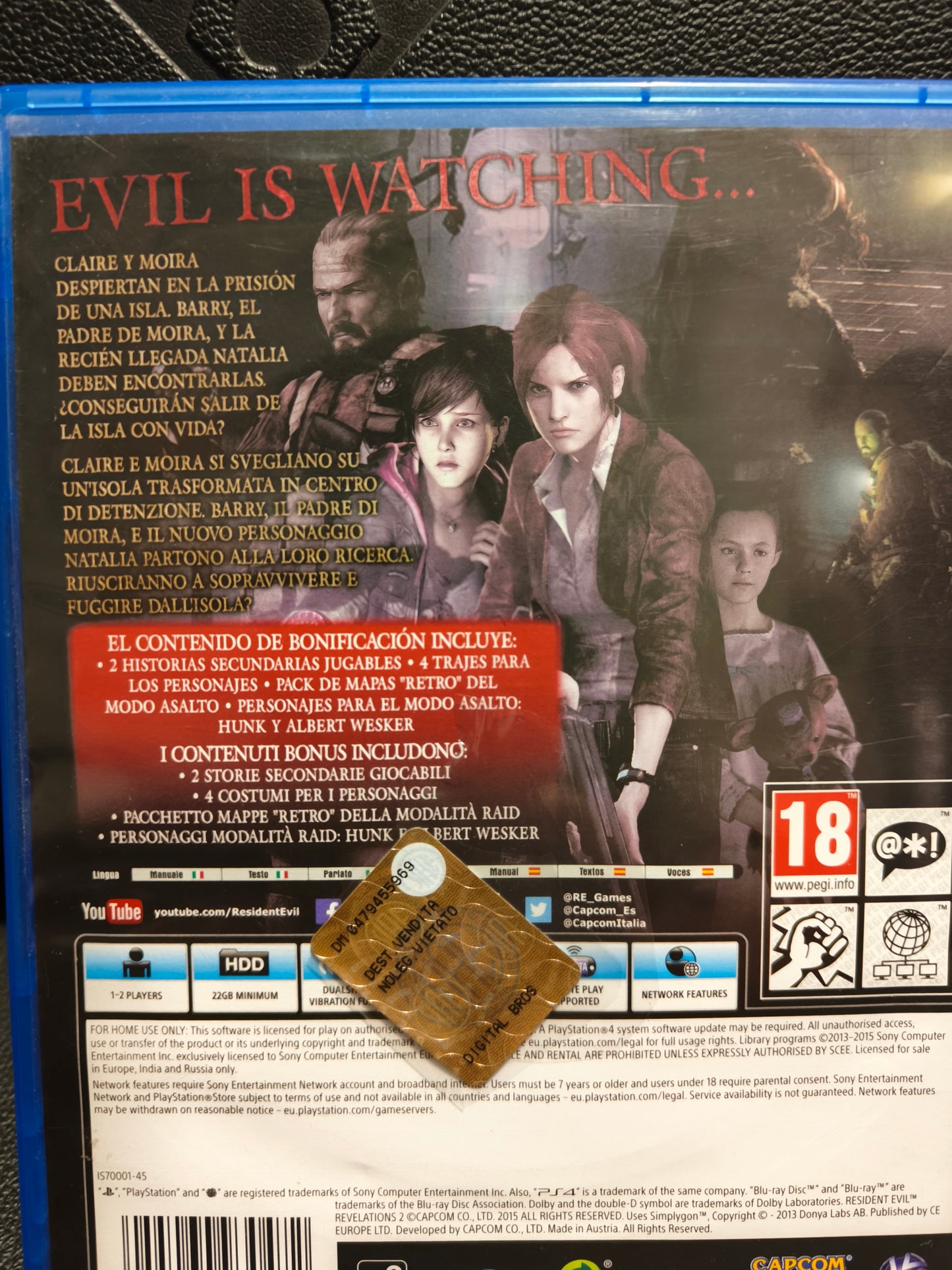 Resident evil revelations 2 ps4