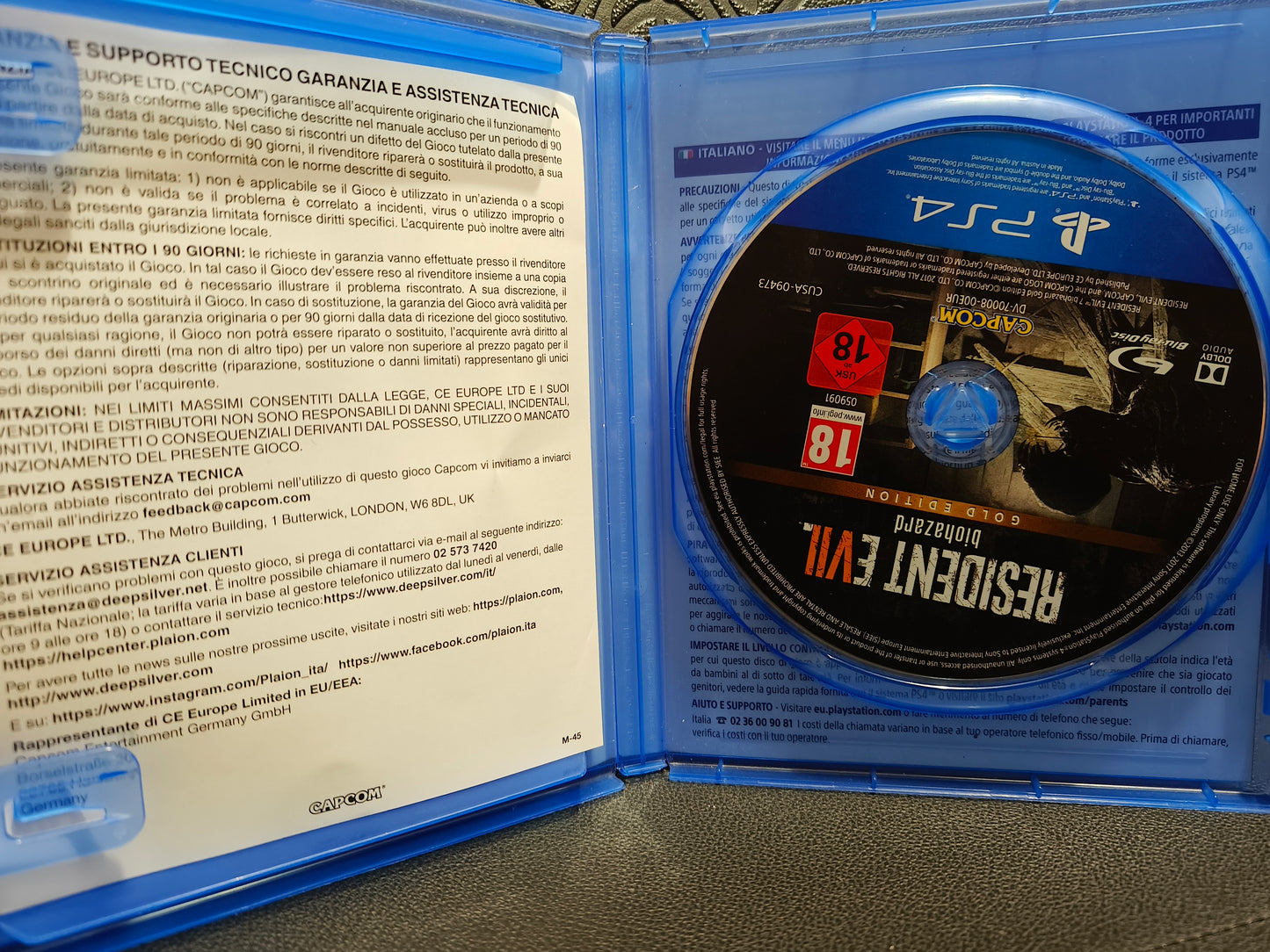 Resident evil VII biohazard Gold edition ps4