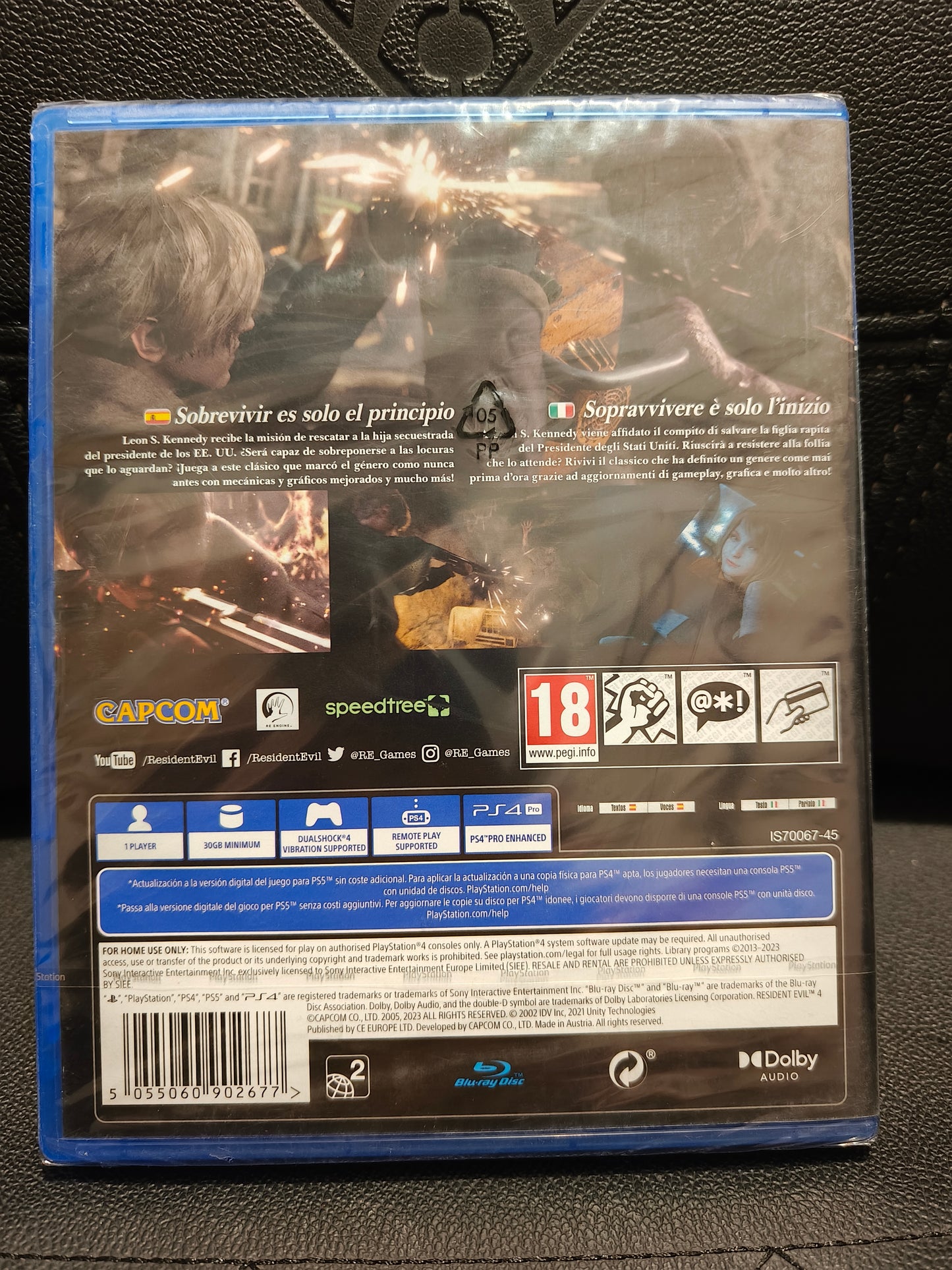 Resident evil 4 remake ps4 sealed