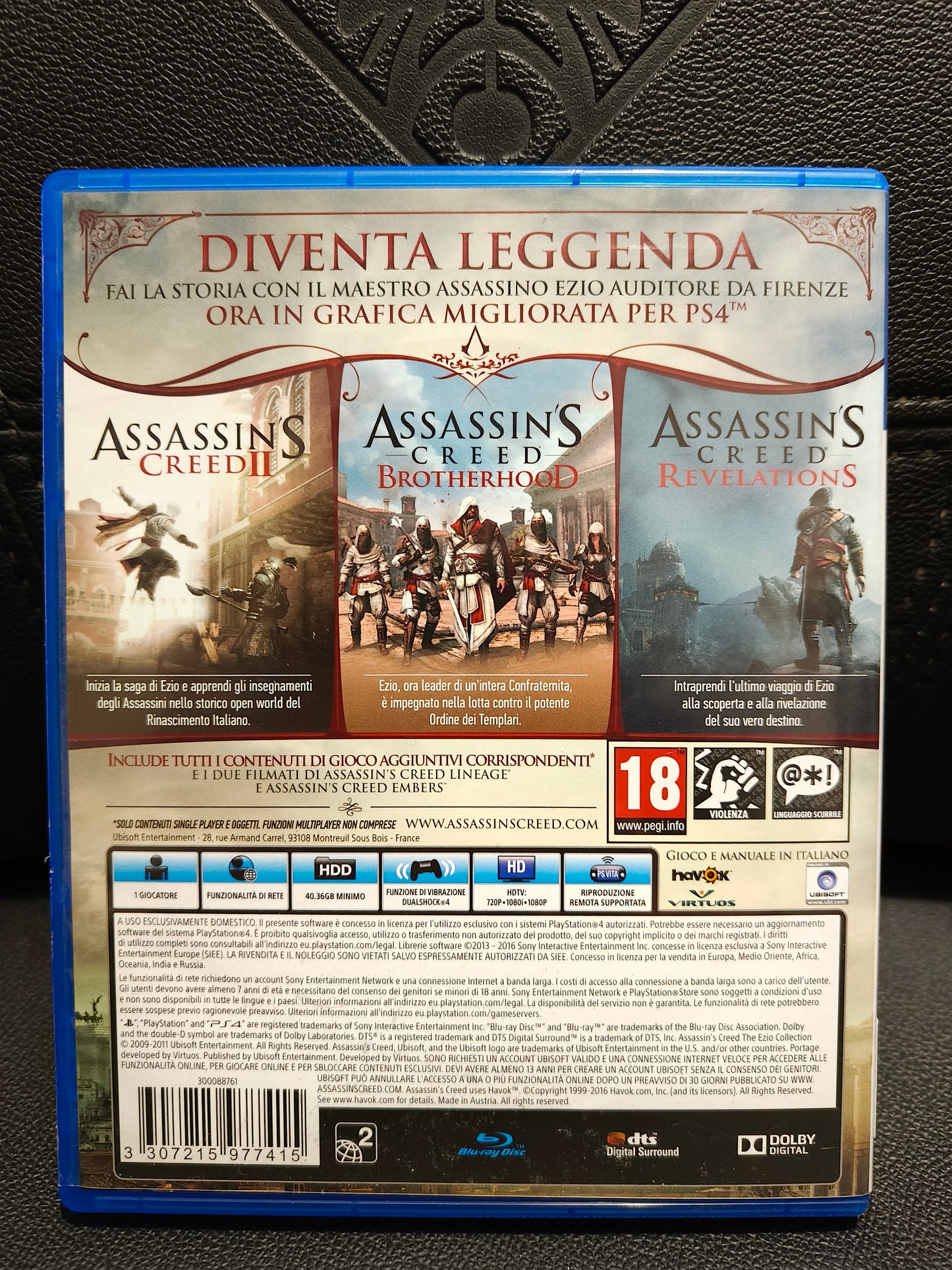 Assassin's Creed the Ezio collection ps4