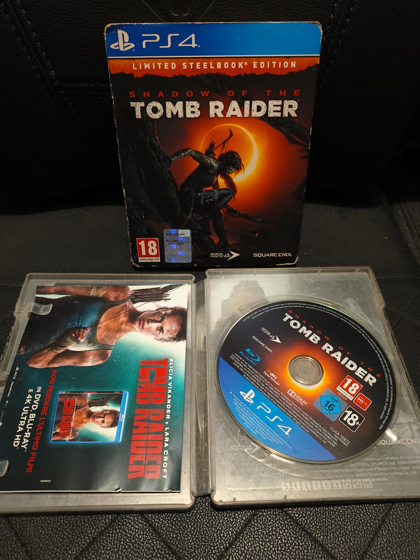 Shadow of the tomb raider limited edition steelbook ps4