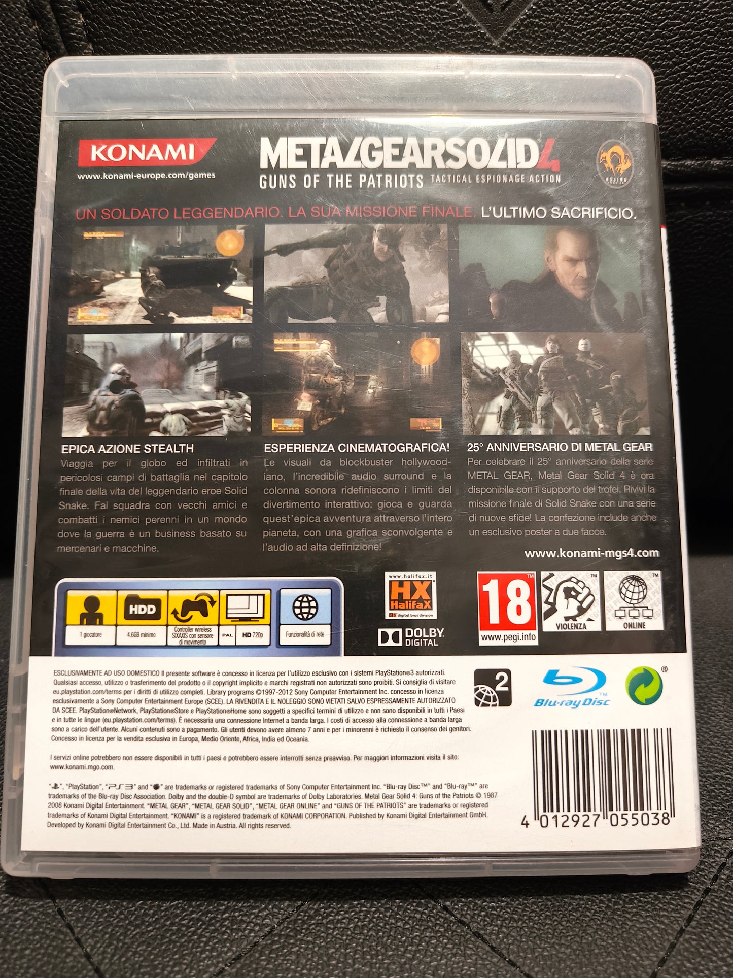 Metal Gear solid 4 25th anniversary ps3