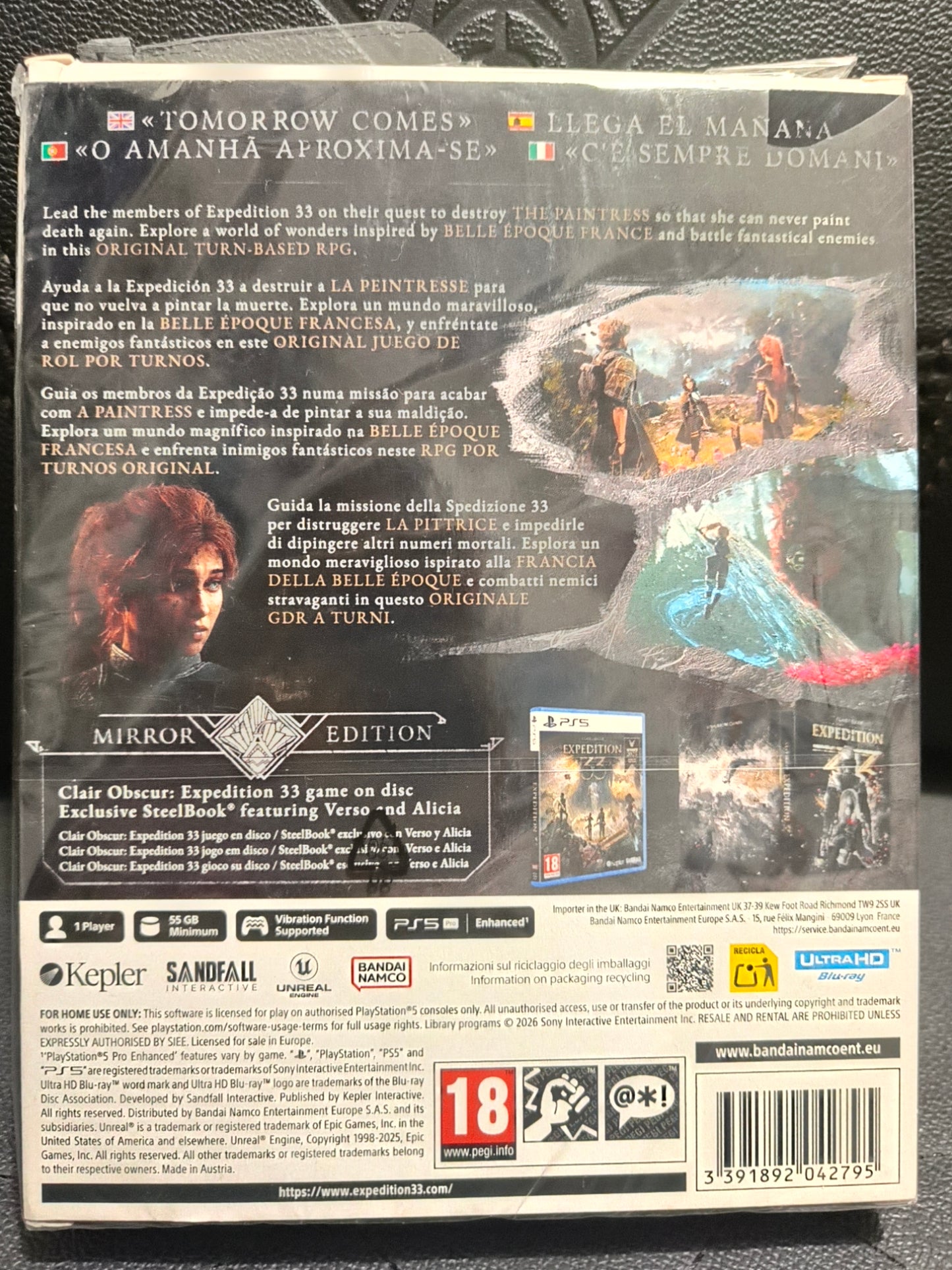 Clair obscure expedition 33 mirror edition ps5