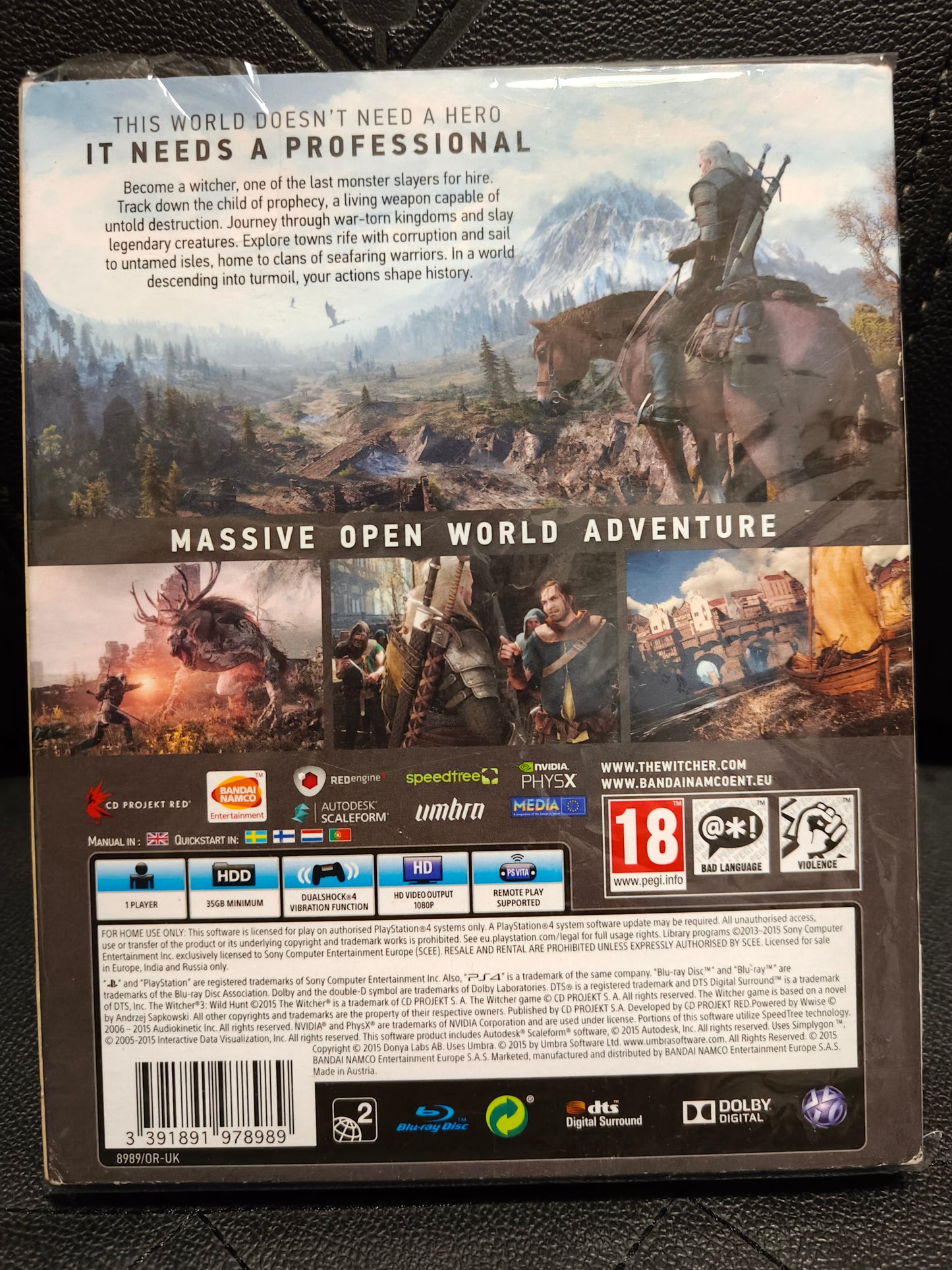 The witcher 3 wild hunt ps4
