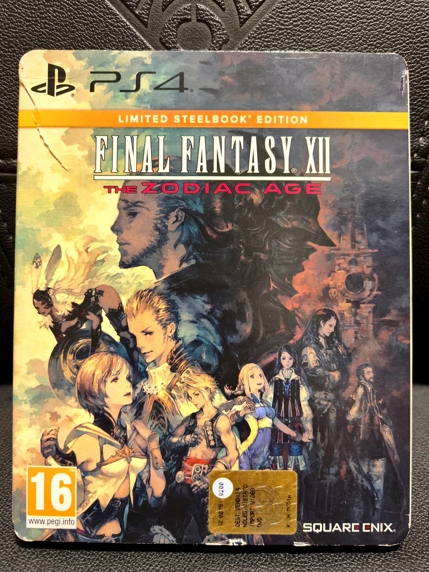 Final fantasy XII limited edition steelbook ps4