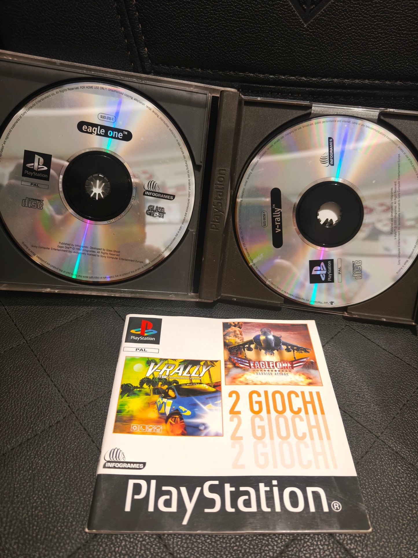 2 giochi ps1 Eagle One + v-rally