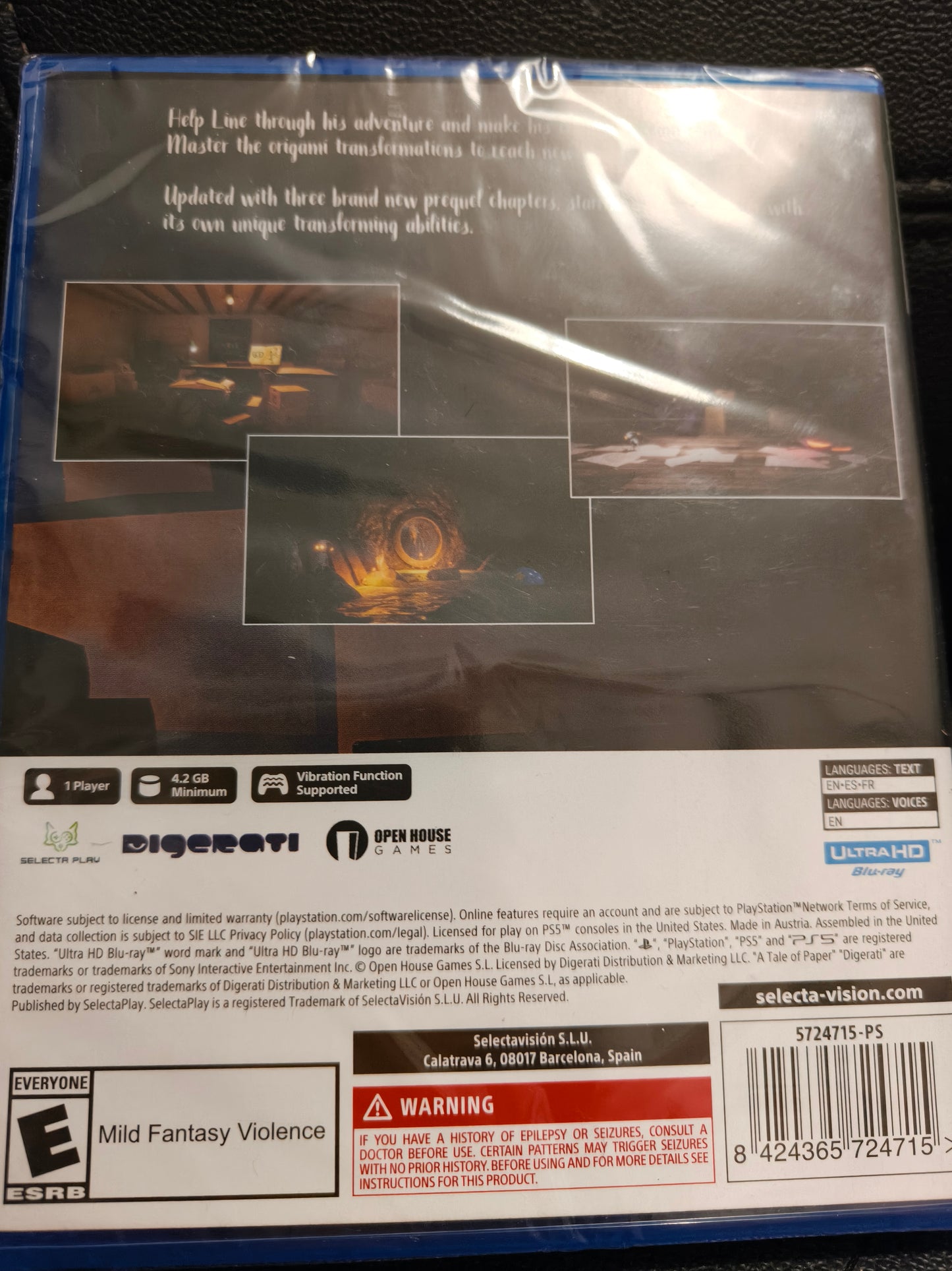 A tale of paper refolded ps5 sealed