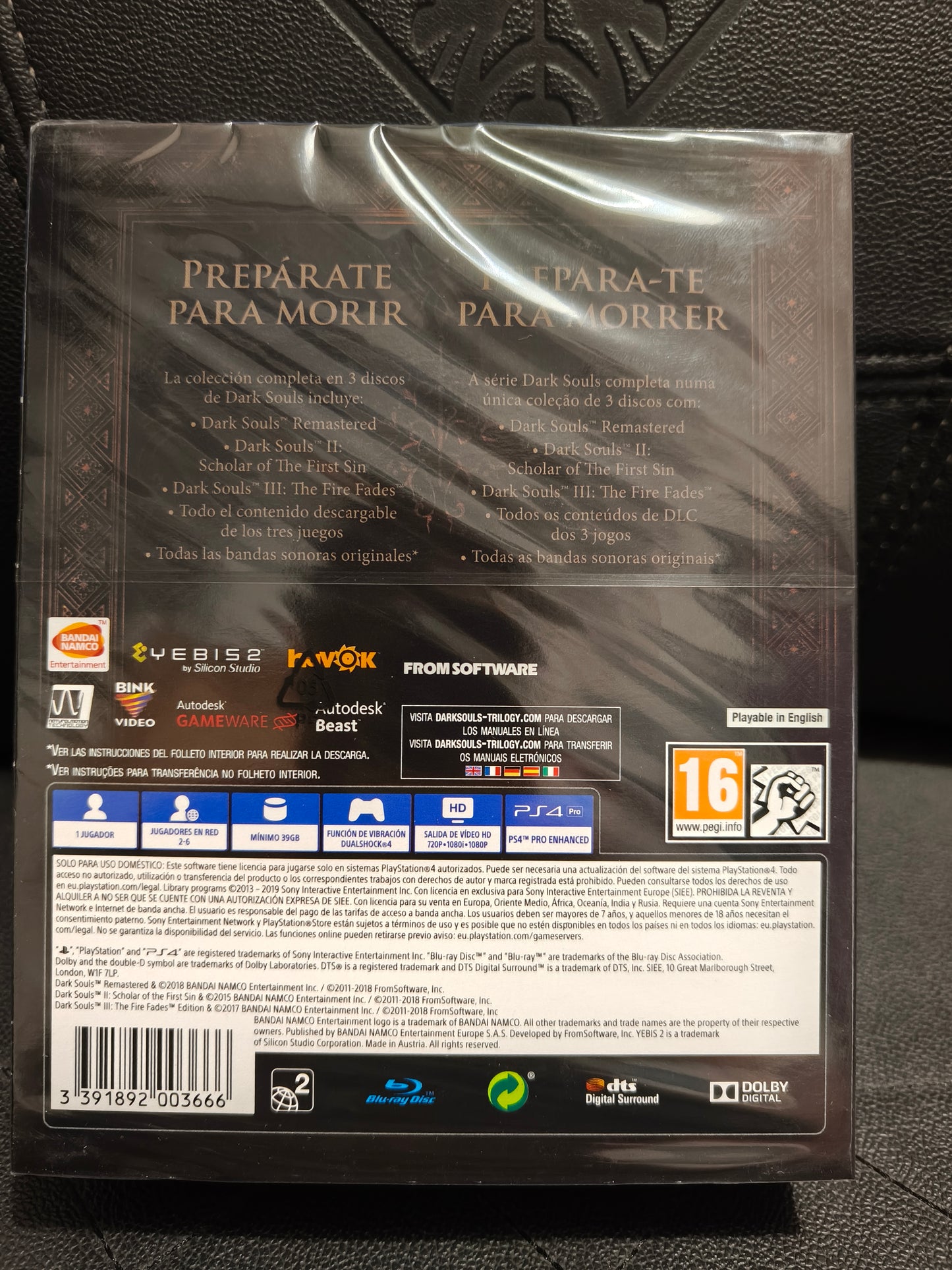 Dark souls trilogy ps4 sealed