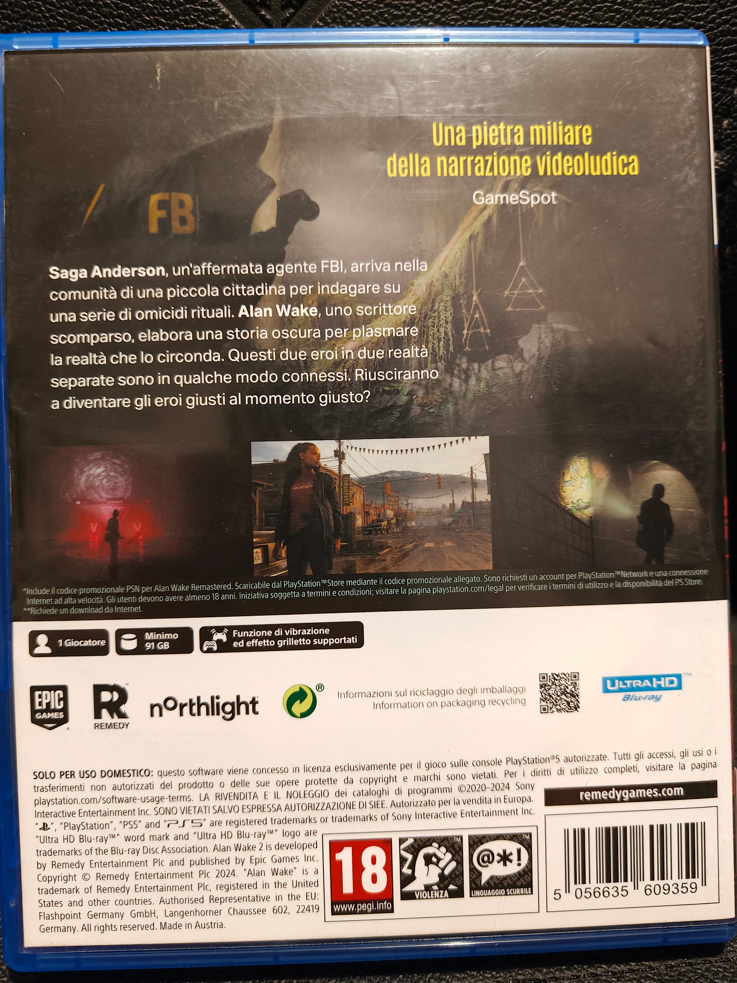 Alan wake 2 Deluxe edition ps5