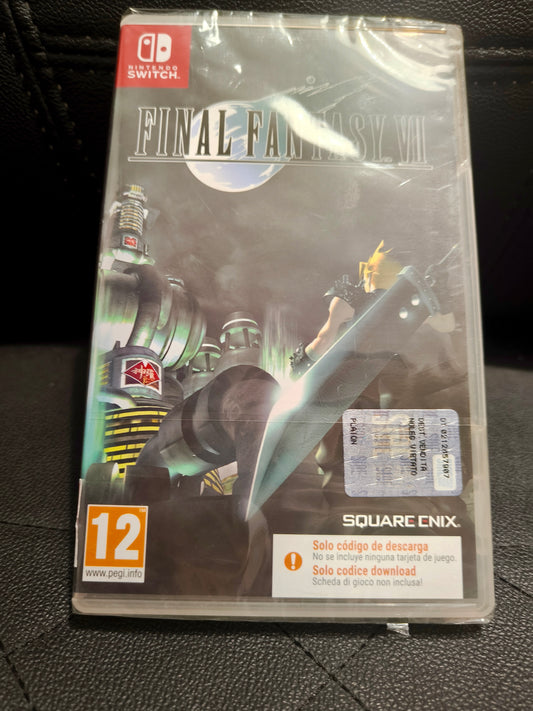 Final fantasy VII switch nuovo sigillato sealed