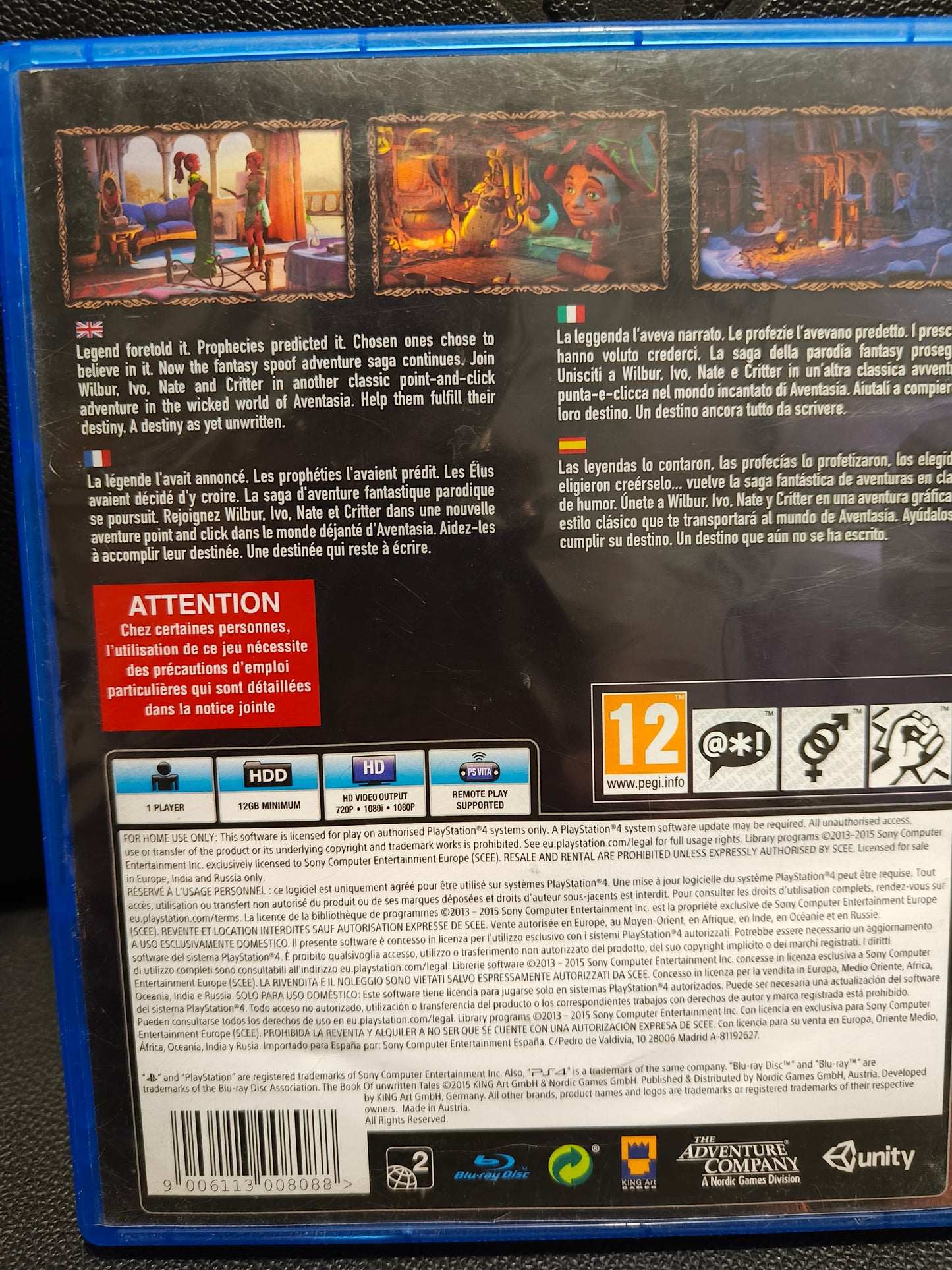 The book of unwritten tales 2 ps4