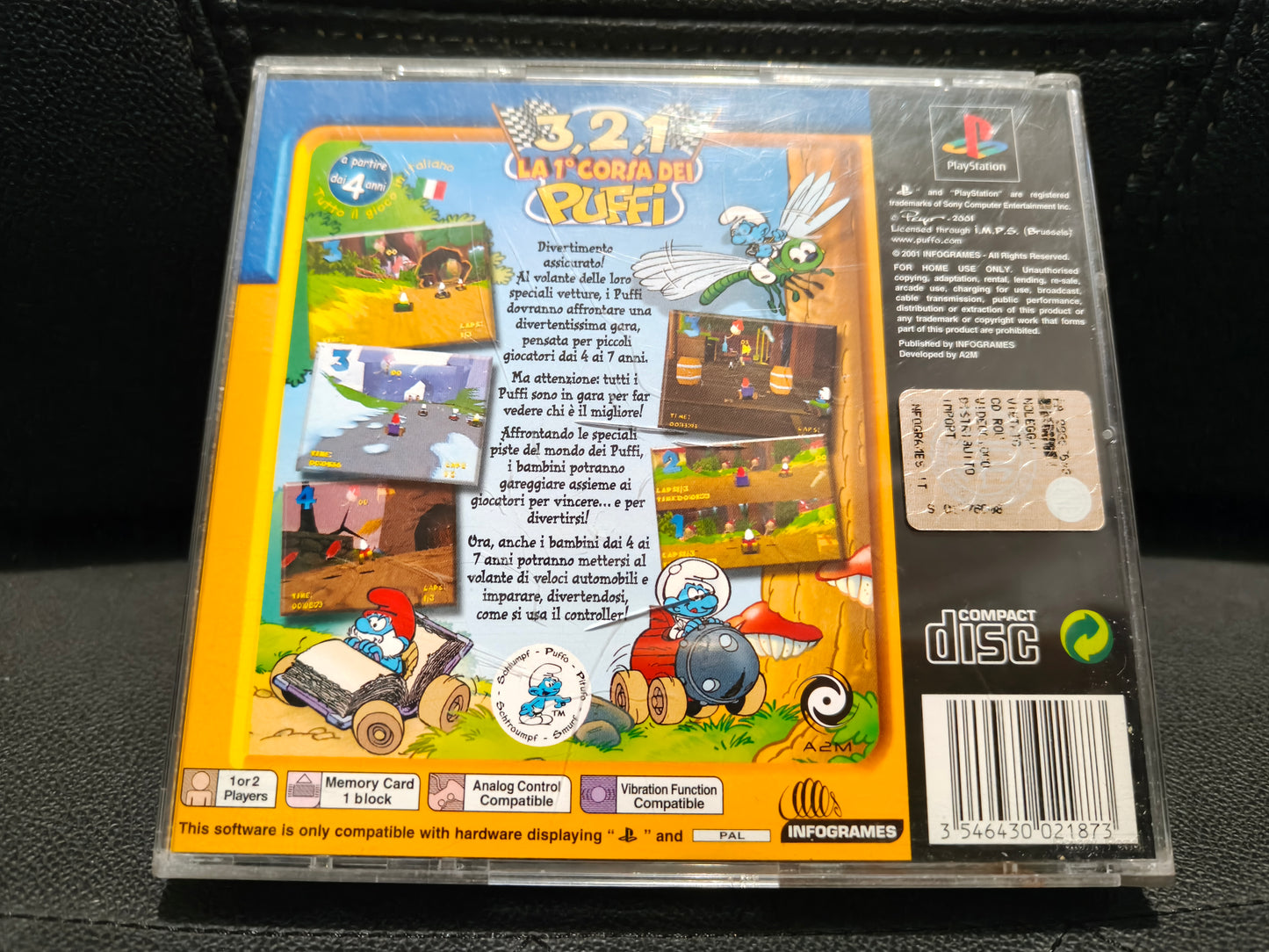 La corsa dei puffi ps1