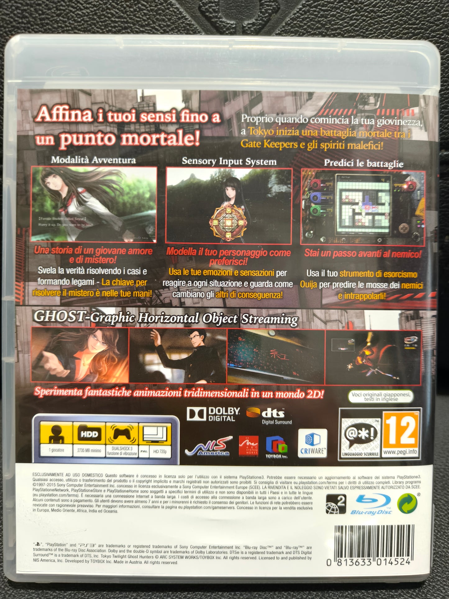 Tokyo Twilight Ghost hunters ps3