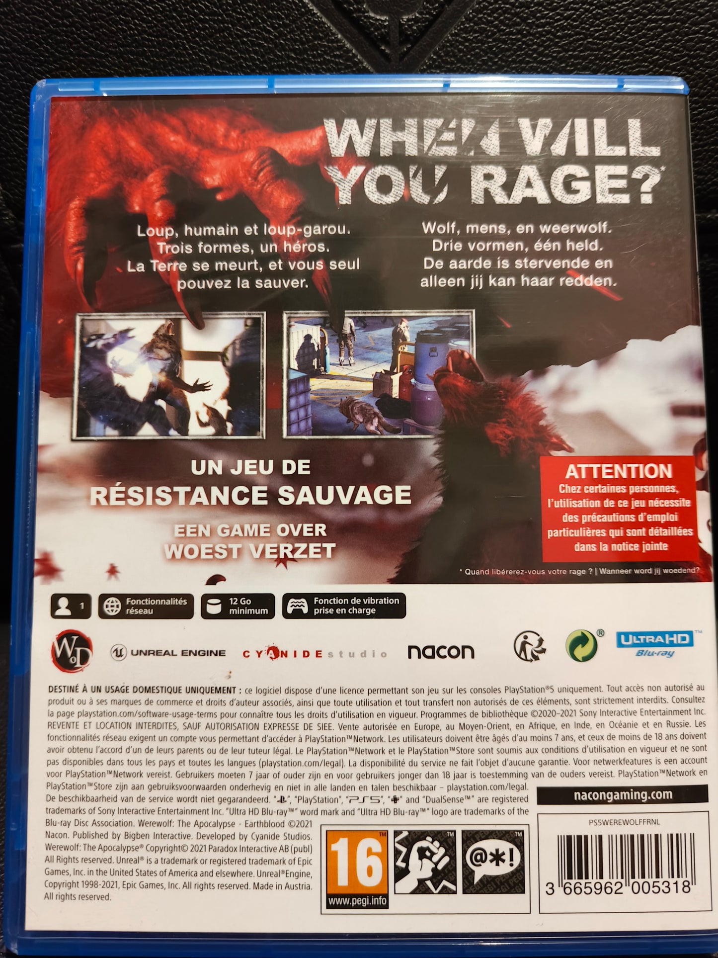 Werewolf the apocalypse ps5