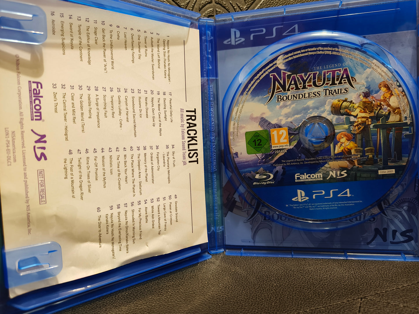 The Legend of nayuta ps4