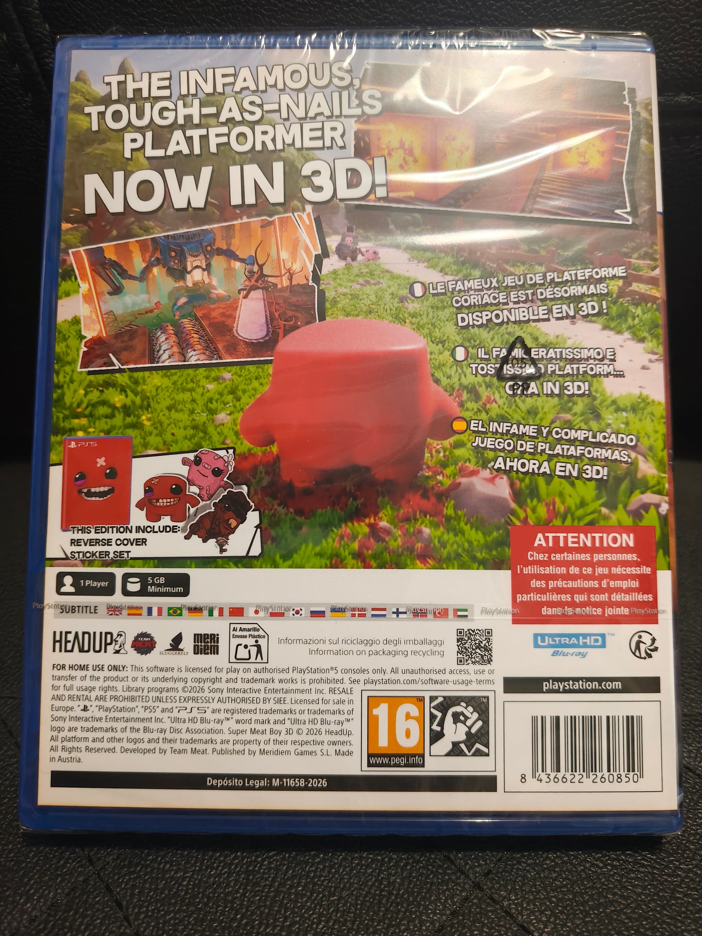 Super meat boy 3d ps5 sealed