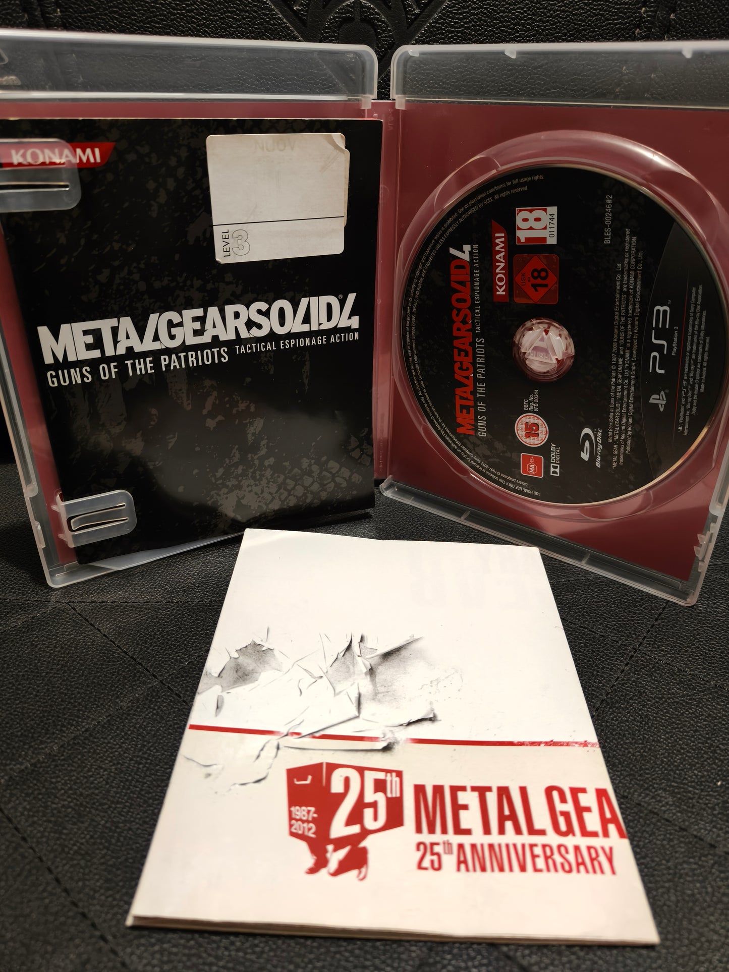 Metal Gear solid 4 25th anniversary ps3