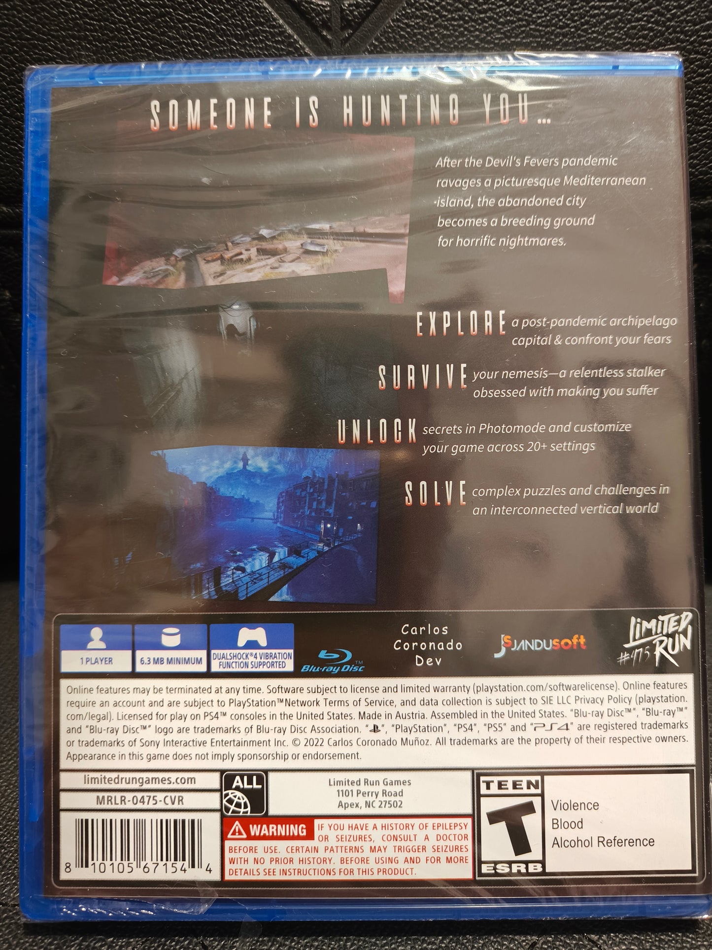 Horror tales the wine ps4 sealed by limited run games