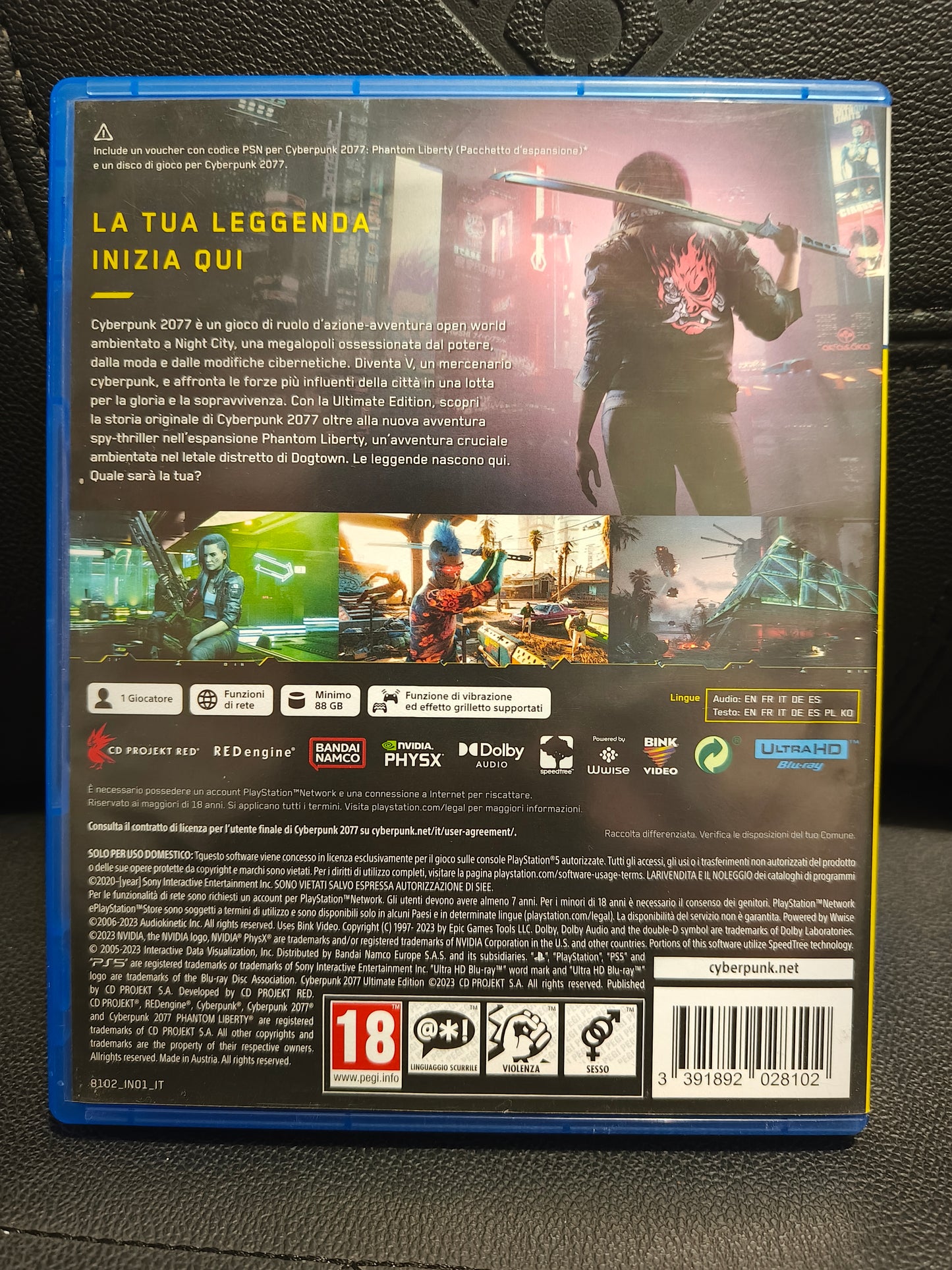 Cyberpunk 2077 ultimate edition ps5