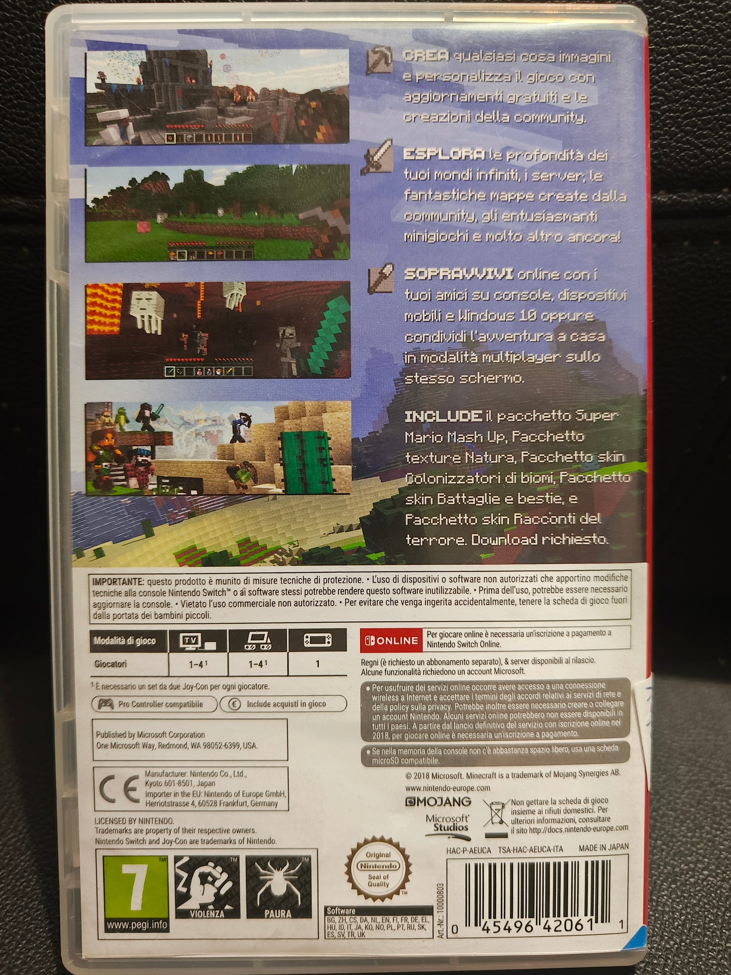 Minecraft switch