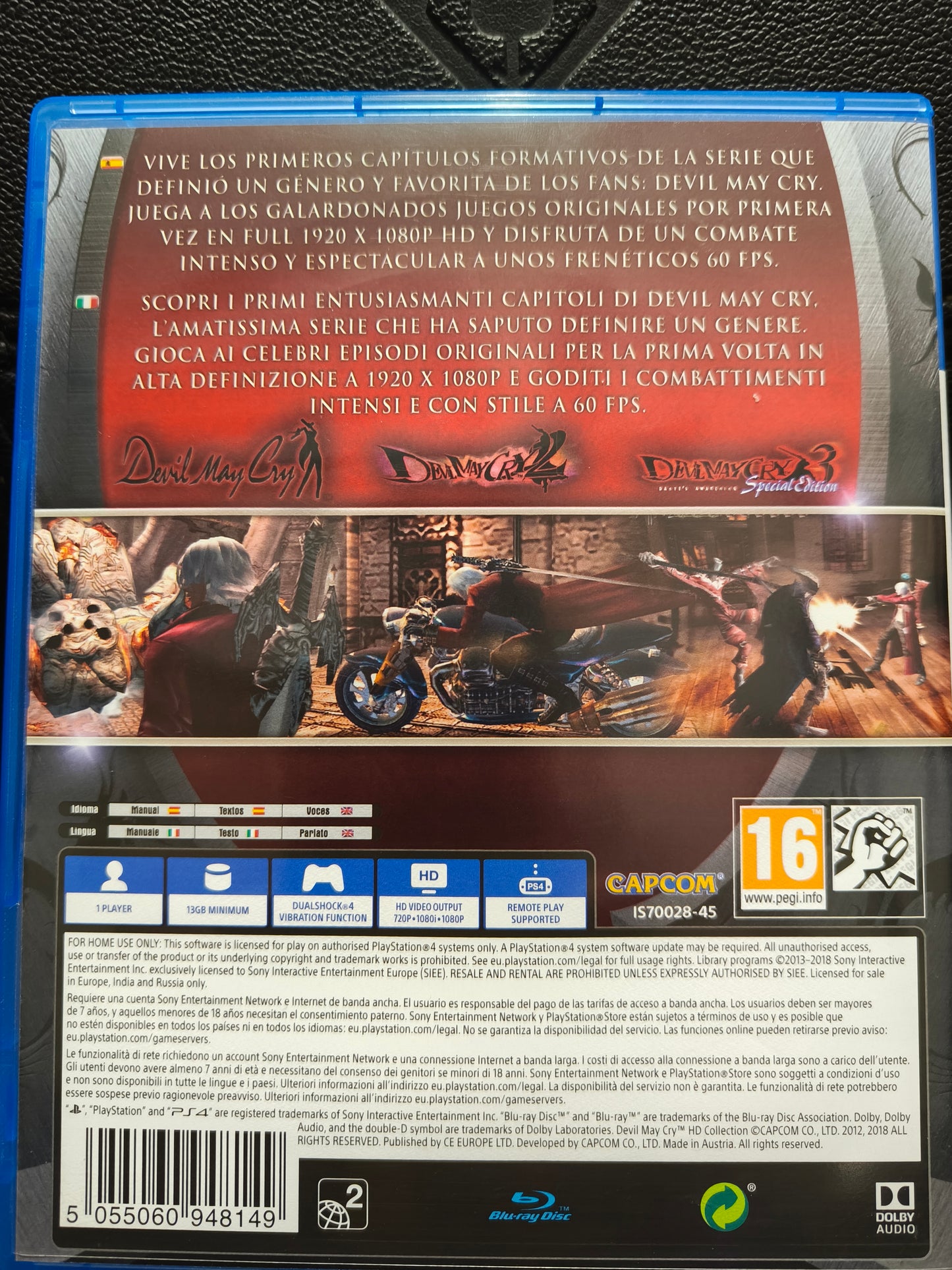 Devil May cry HD collection ps4