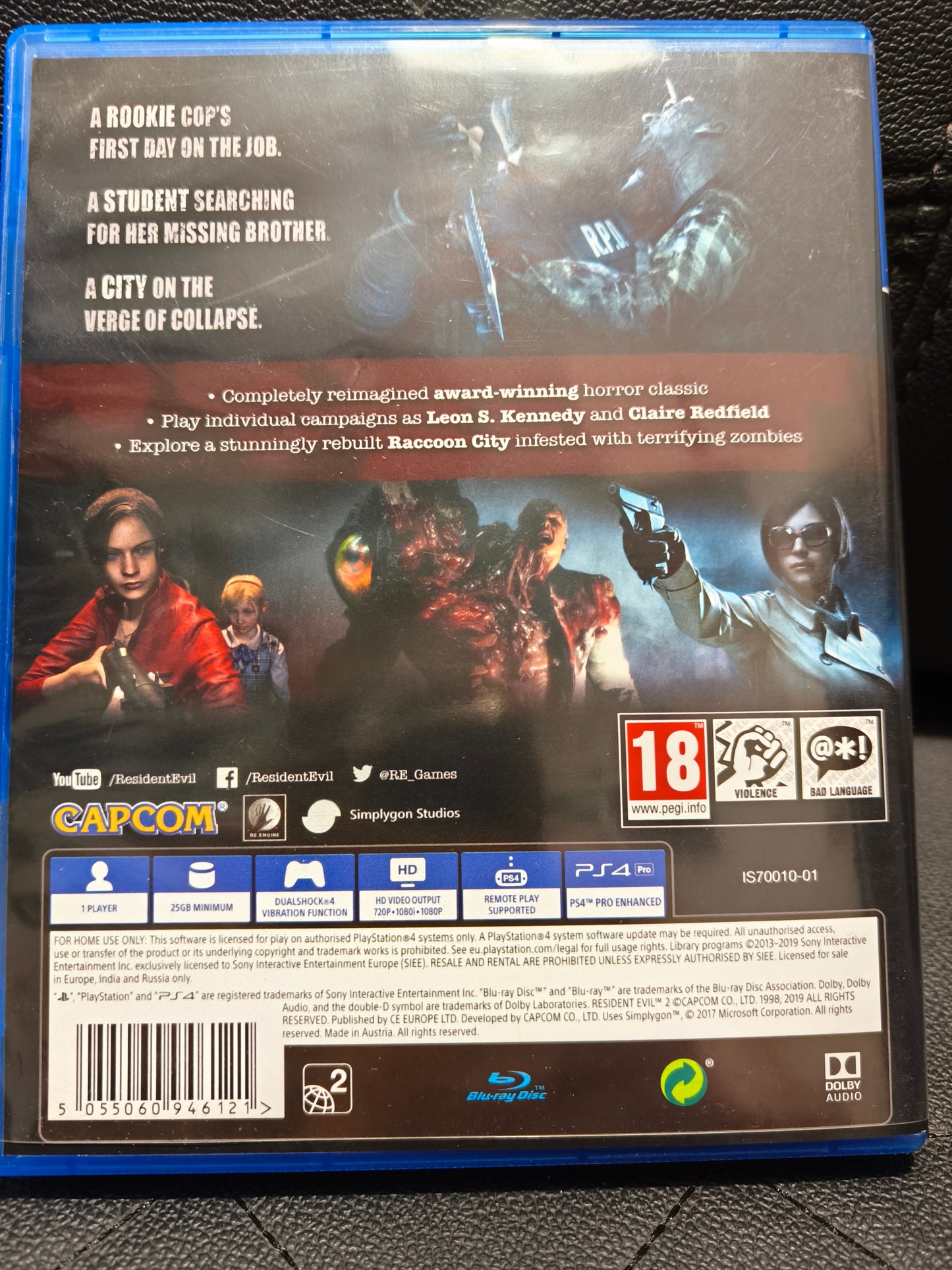 Resident evil 2 ps4