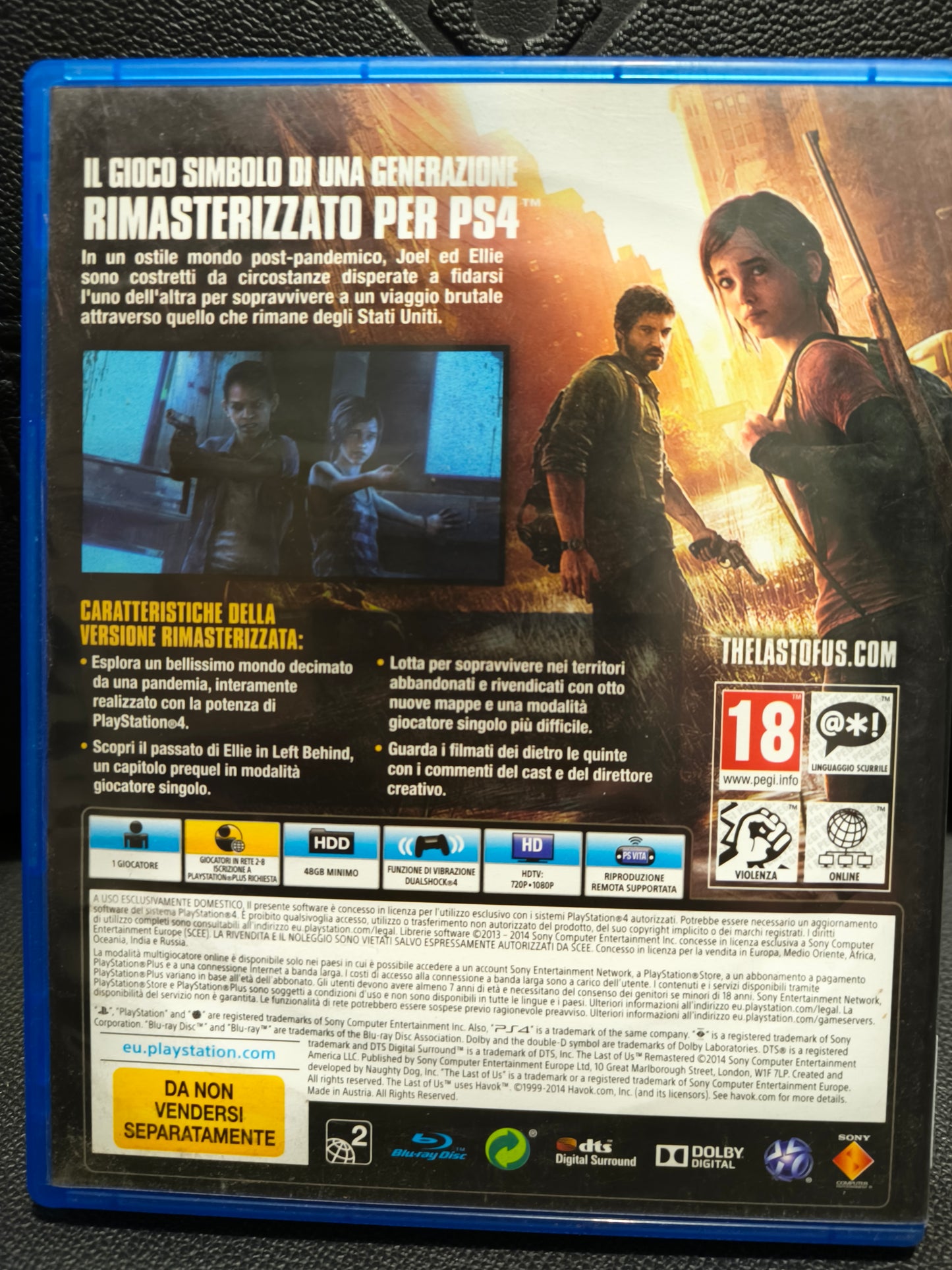 The last of us remastered ps4