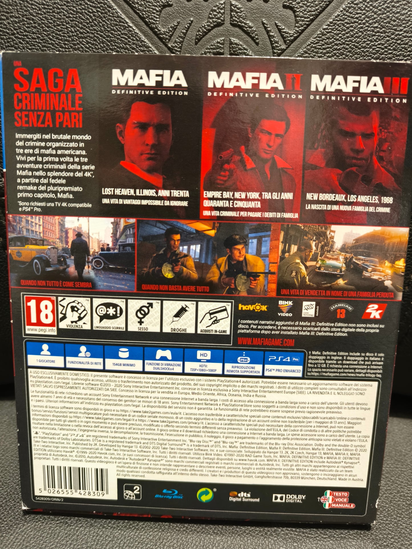 Mafia Trilogy ps4