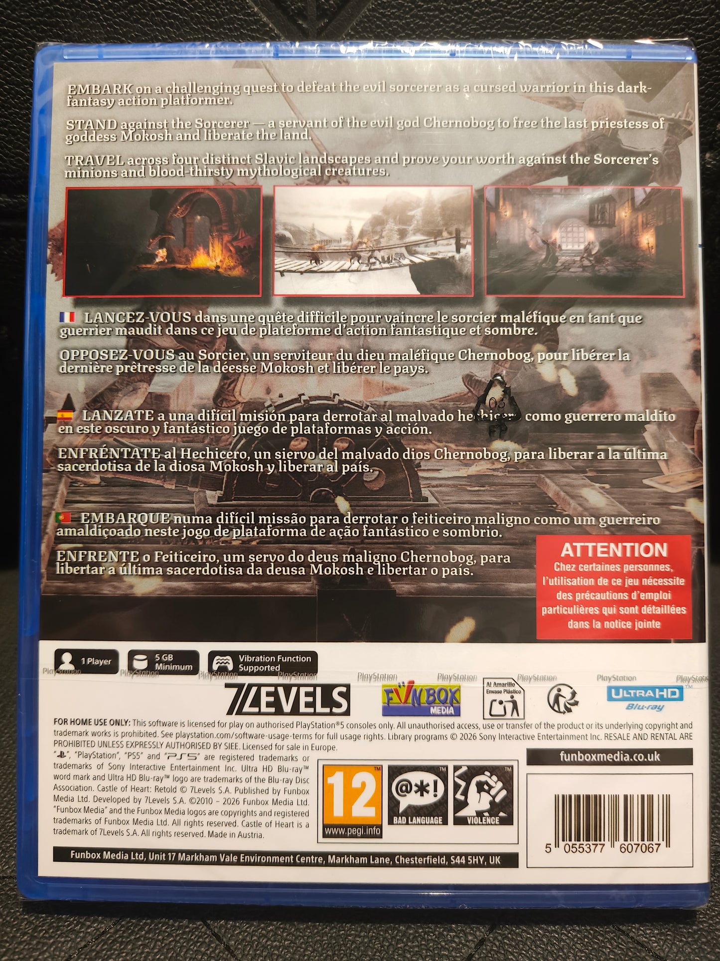 Castle of Heart retold ps5 sealed
