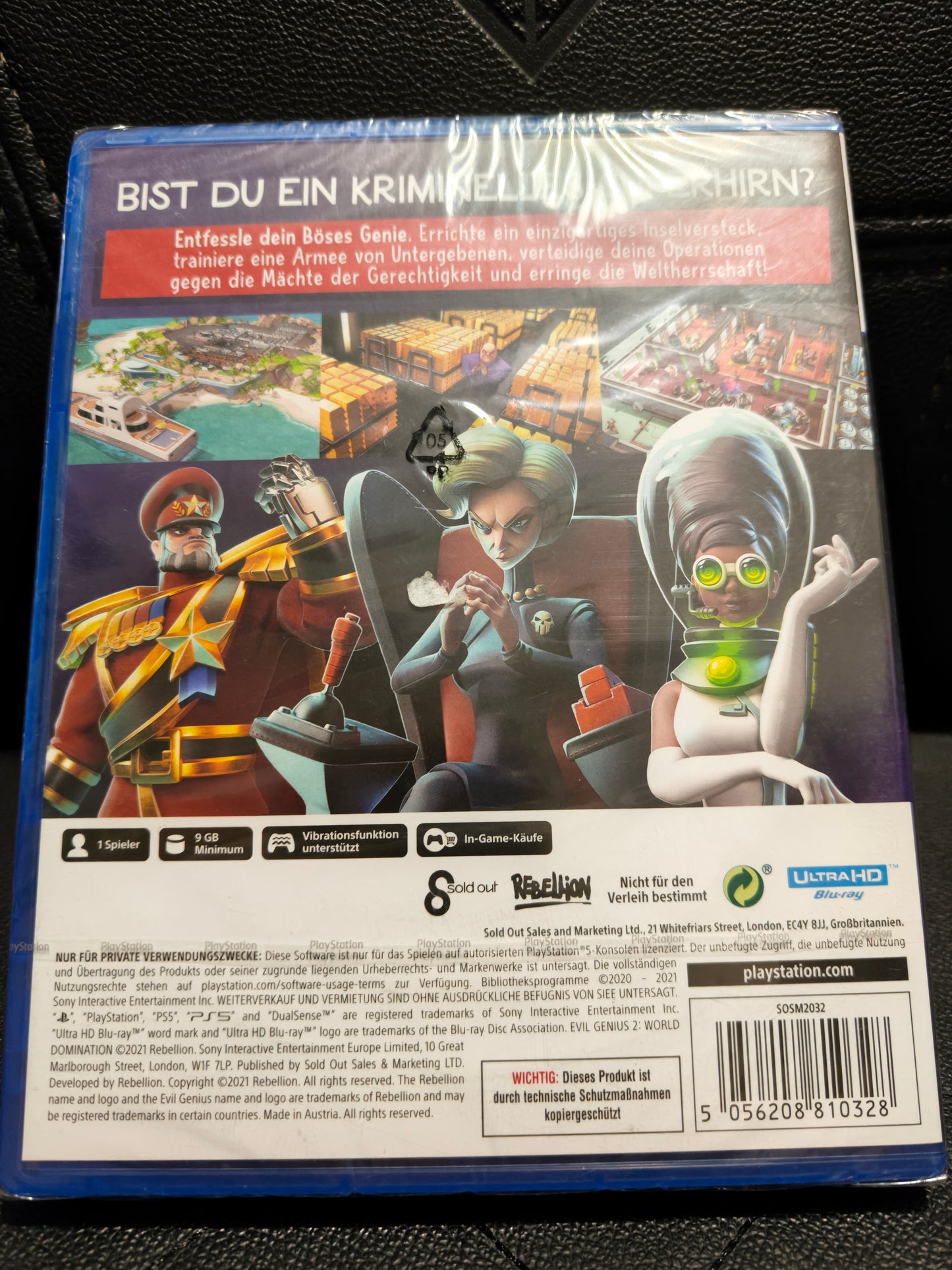 Evil Genius ps5 sealed