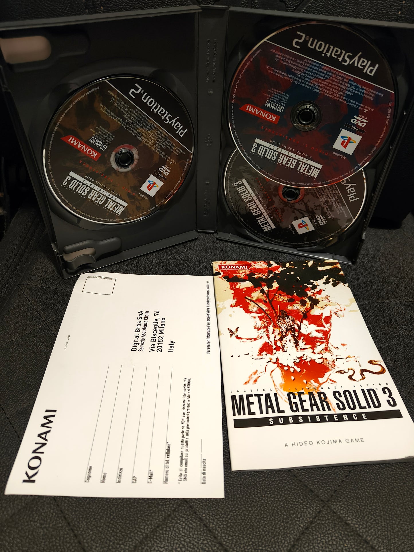 Metal Gear solid 3 subsistence ps2