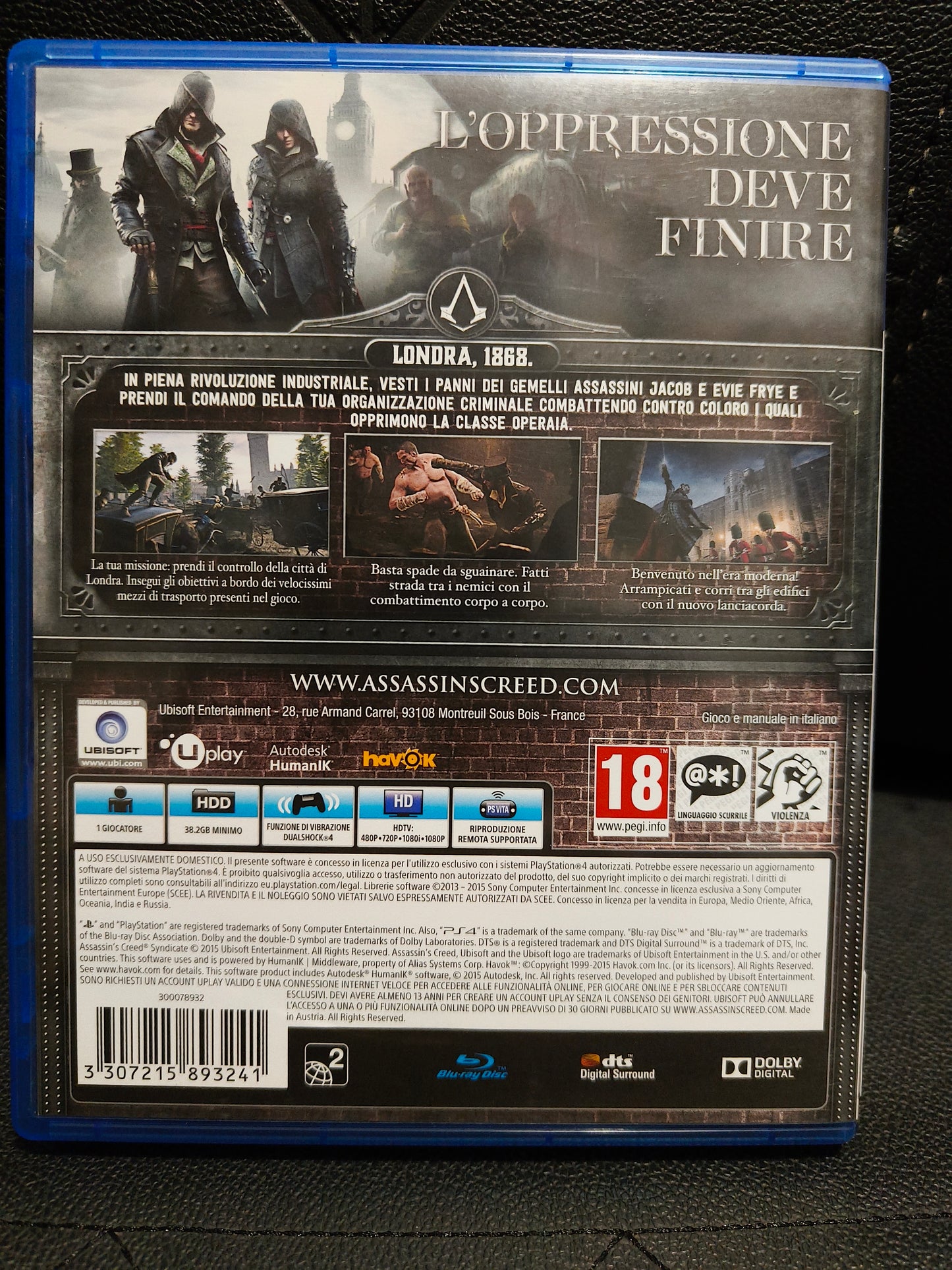 Assassin's Creed syndicate ps4