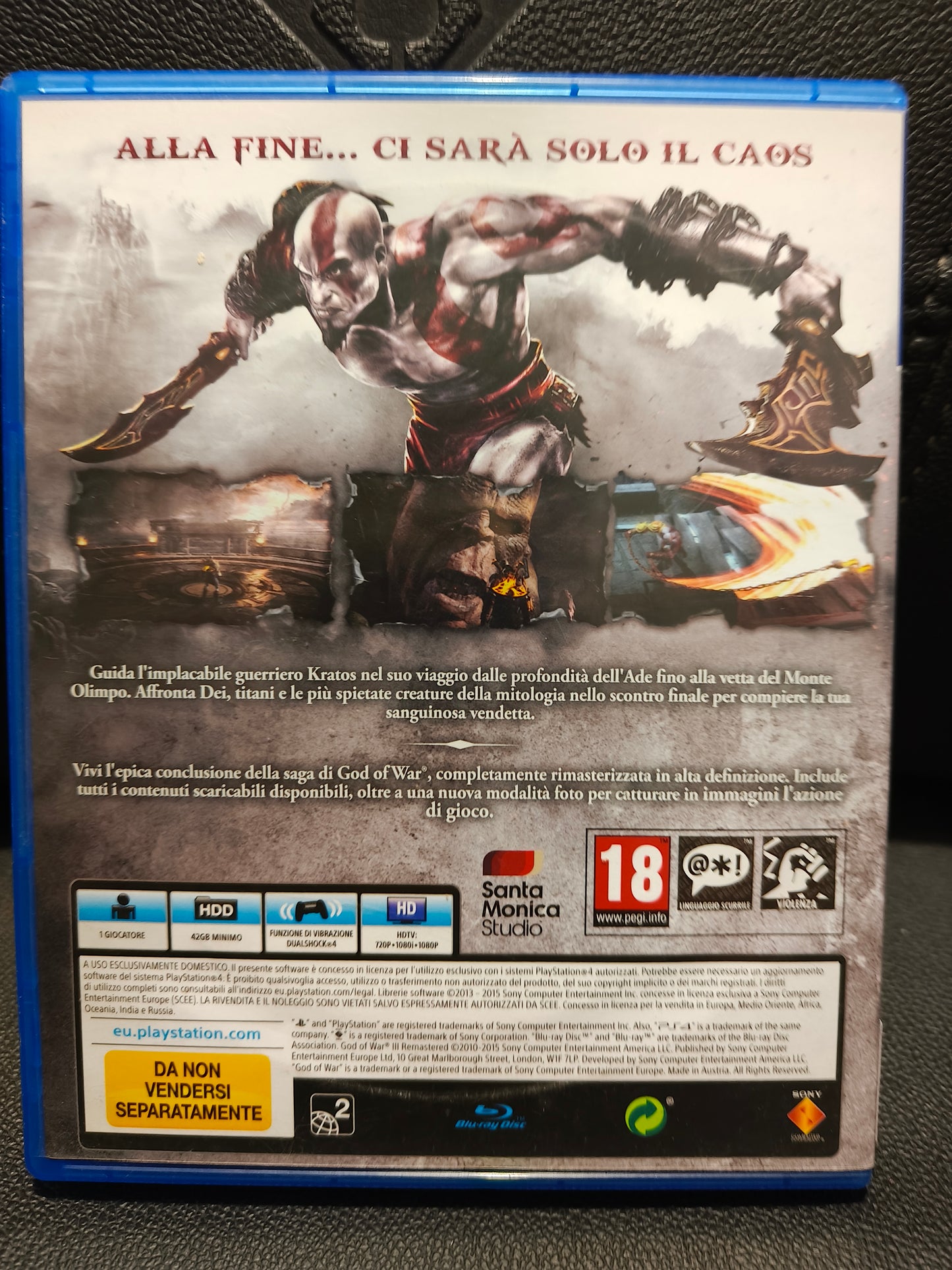 God of war 3 remastered ps4