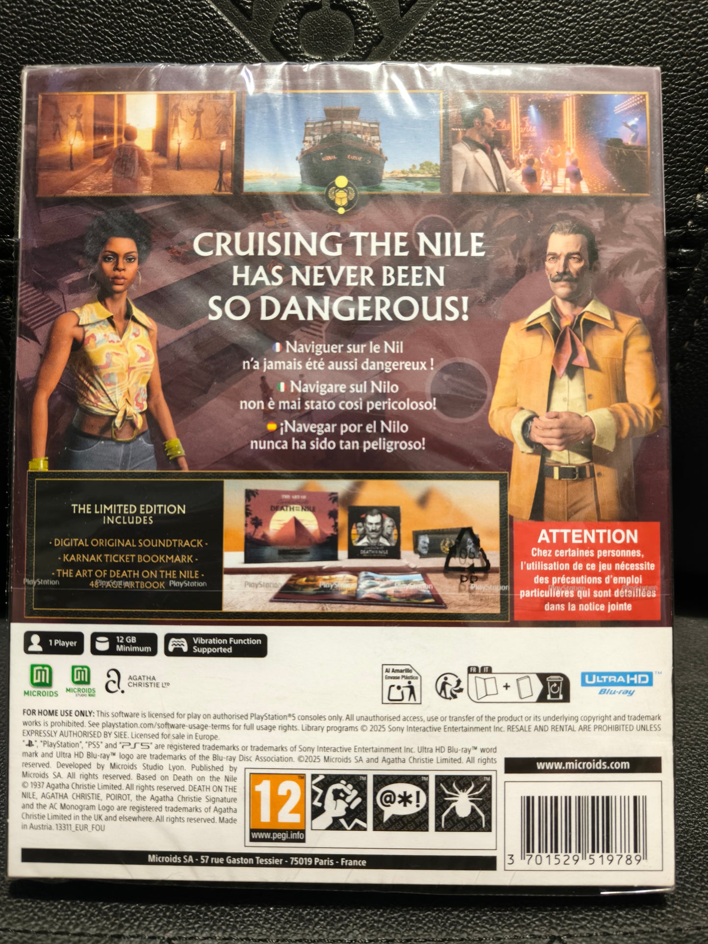 Agatha Christie death on the Nile limited edition ps5 sealed