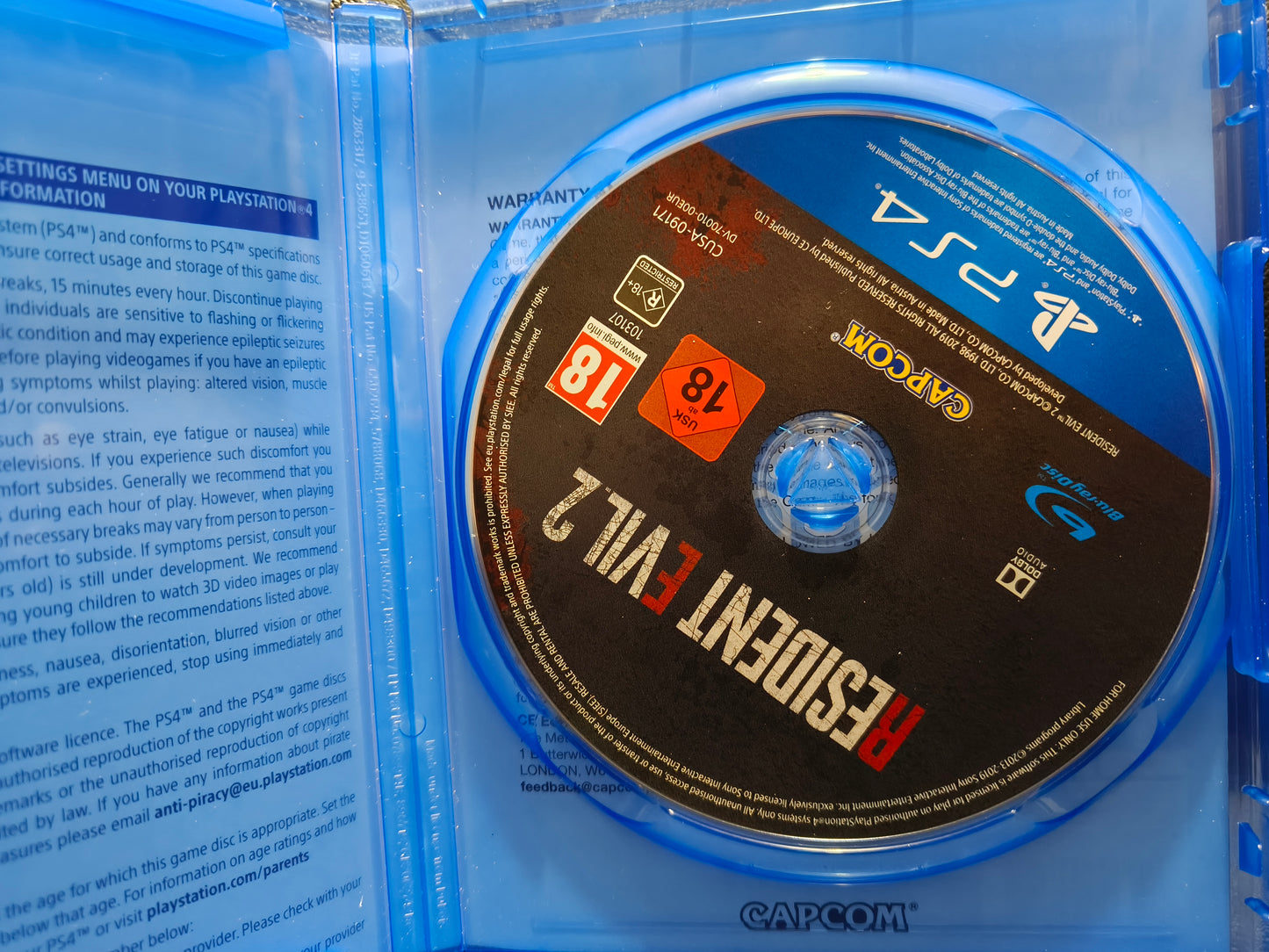 Resident evil 2 ps4
