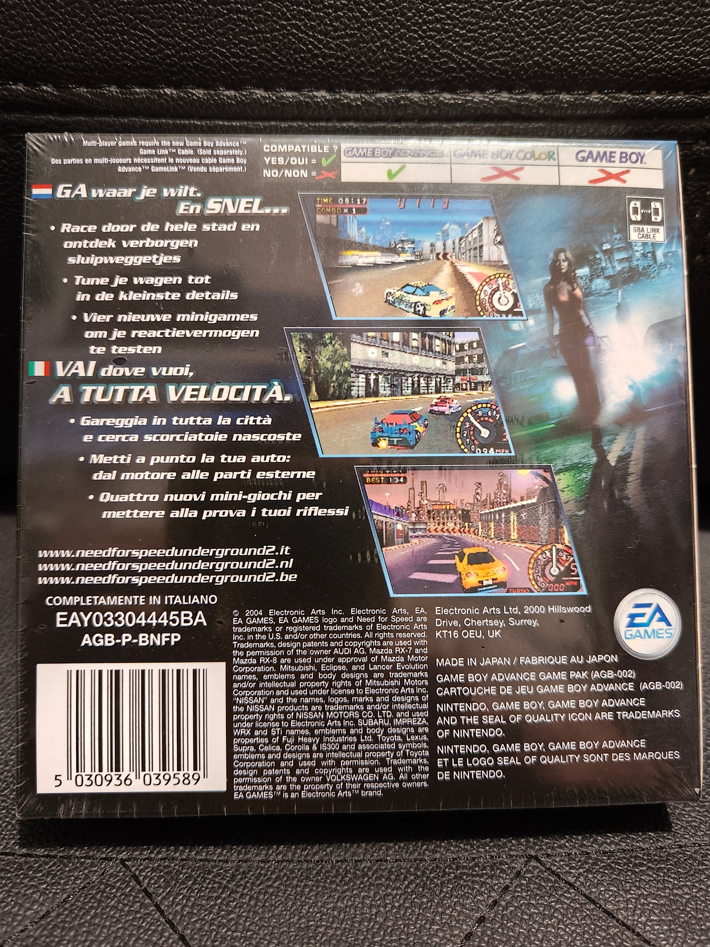 Need for Speed underground 2 Gameboy advance sealed