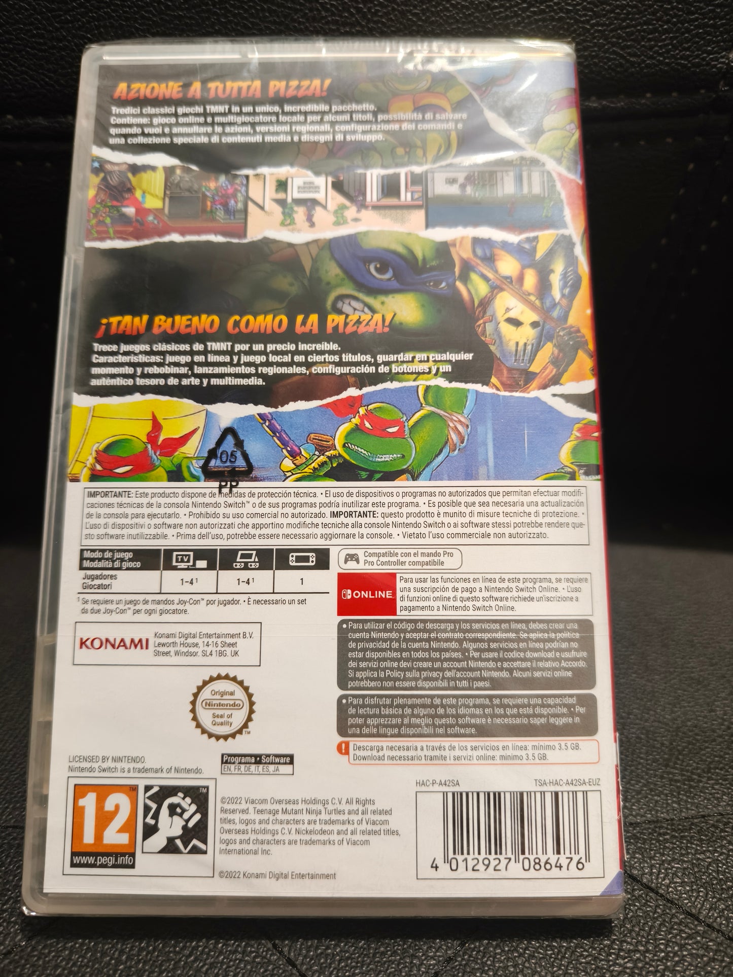 Tmnt the cowabunga collection switch sealed