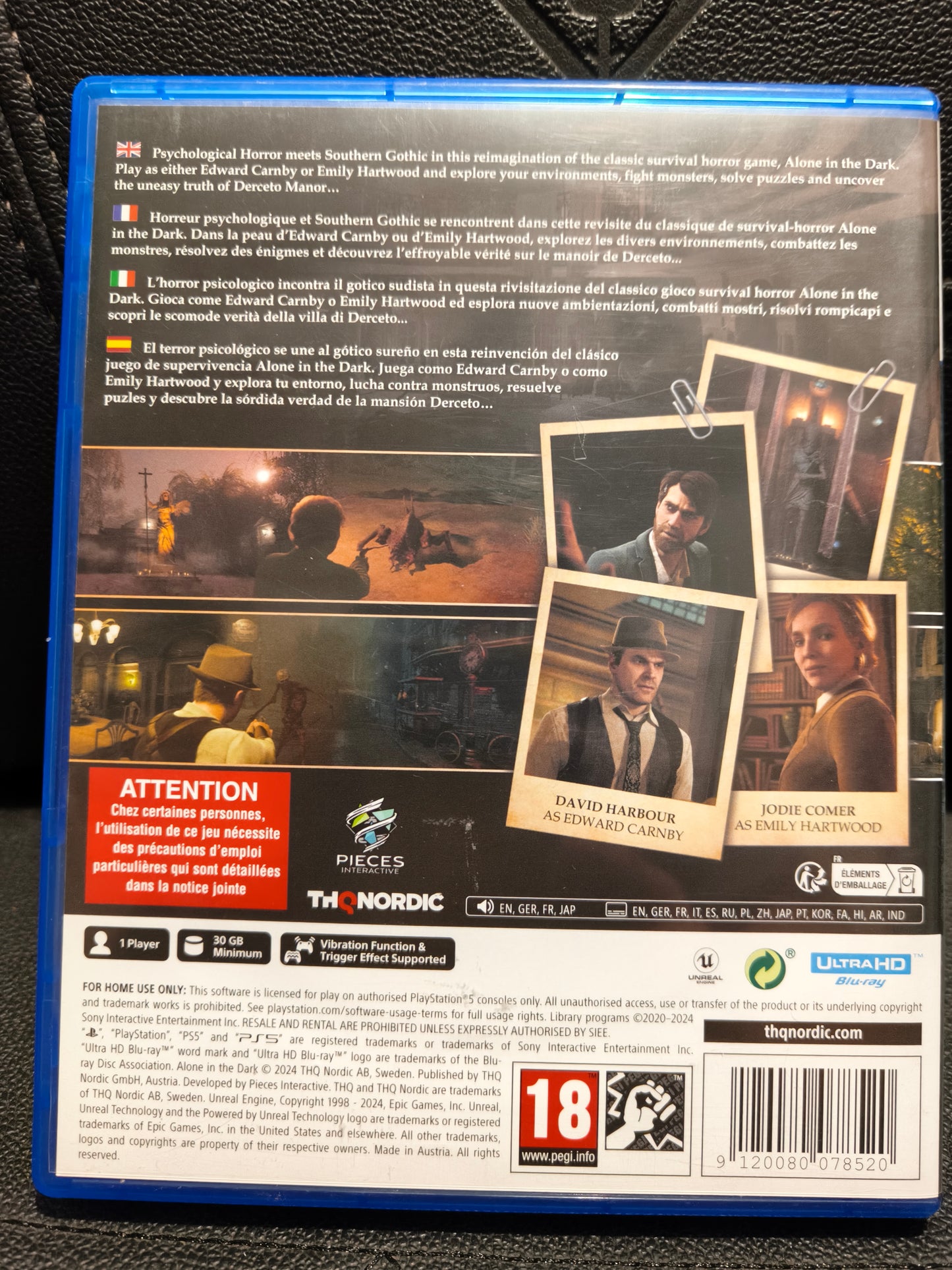 Alone in the dark ps5