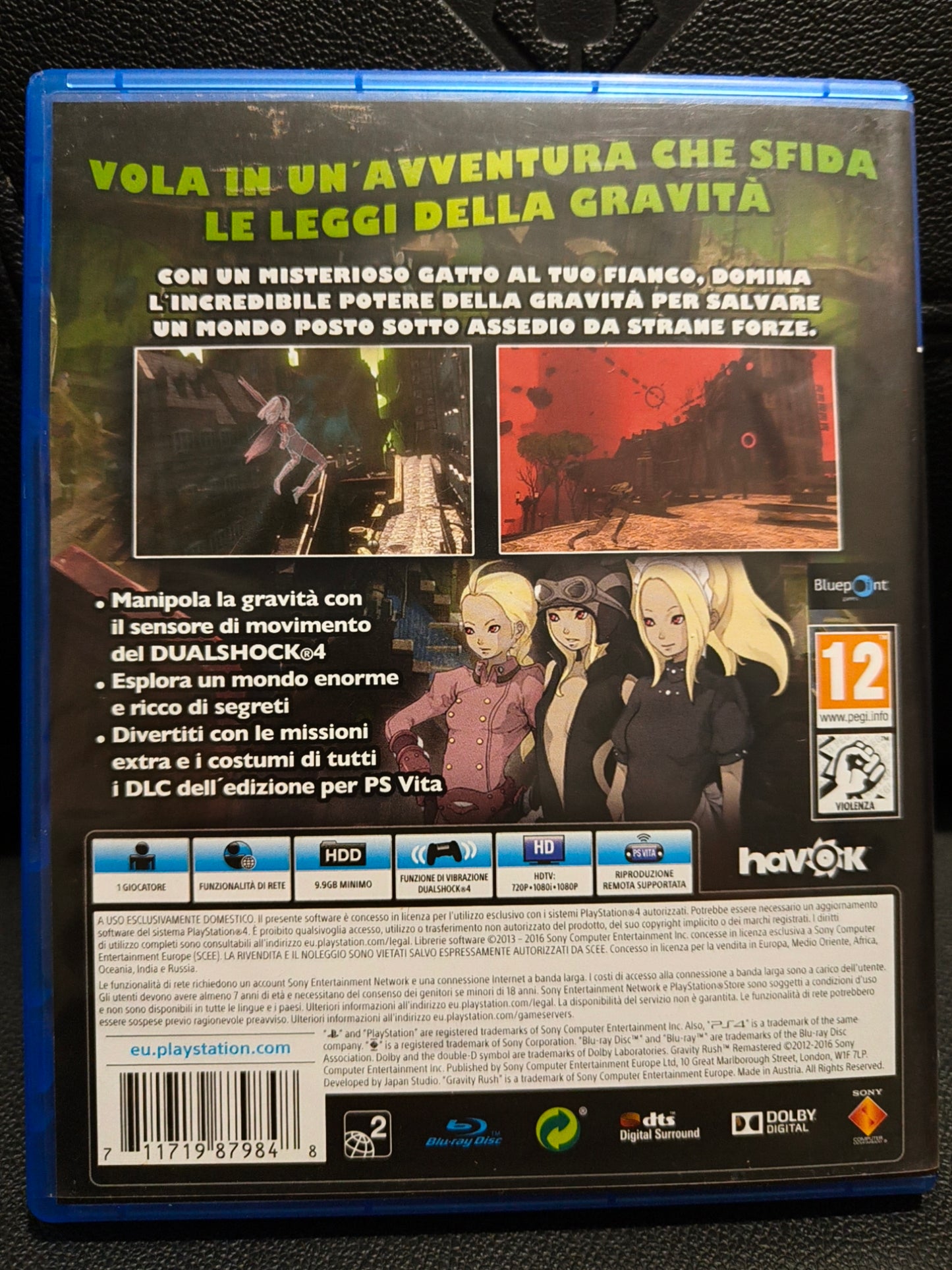 Gravity rush remastered ps4