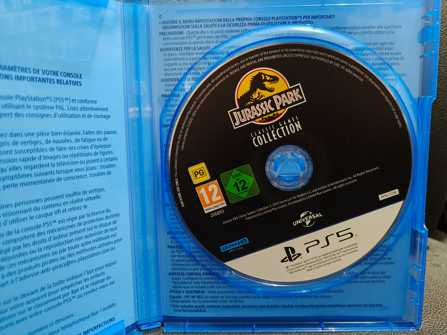 Jurassic Park Classic collection ps5