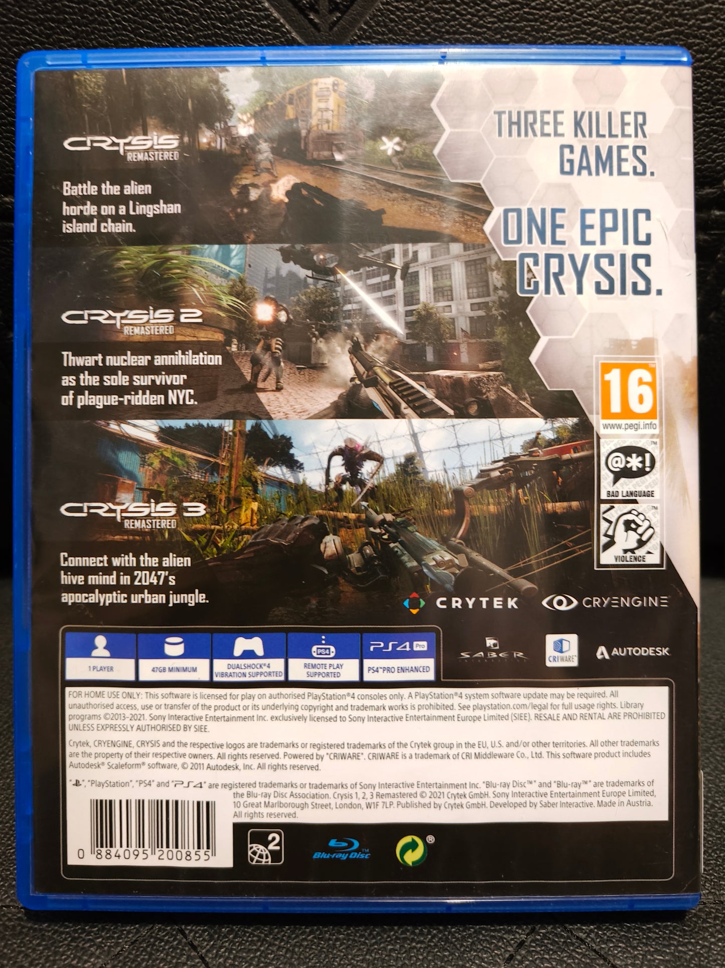 Crysis trilogy remastered ps4