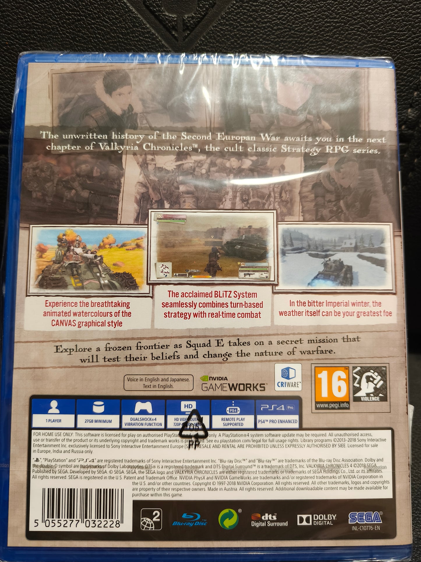 Valkyria Chronicles 4 ps4 sealed