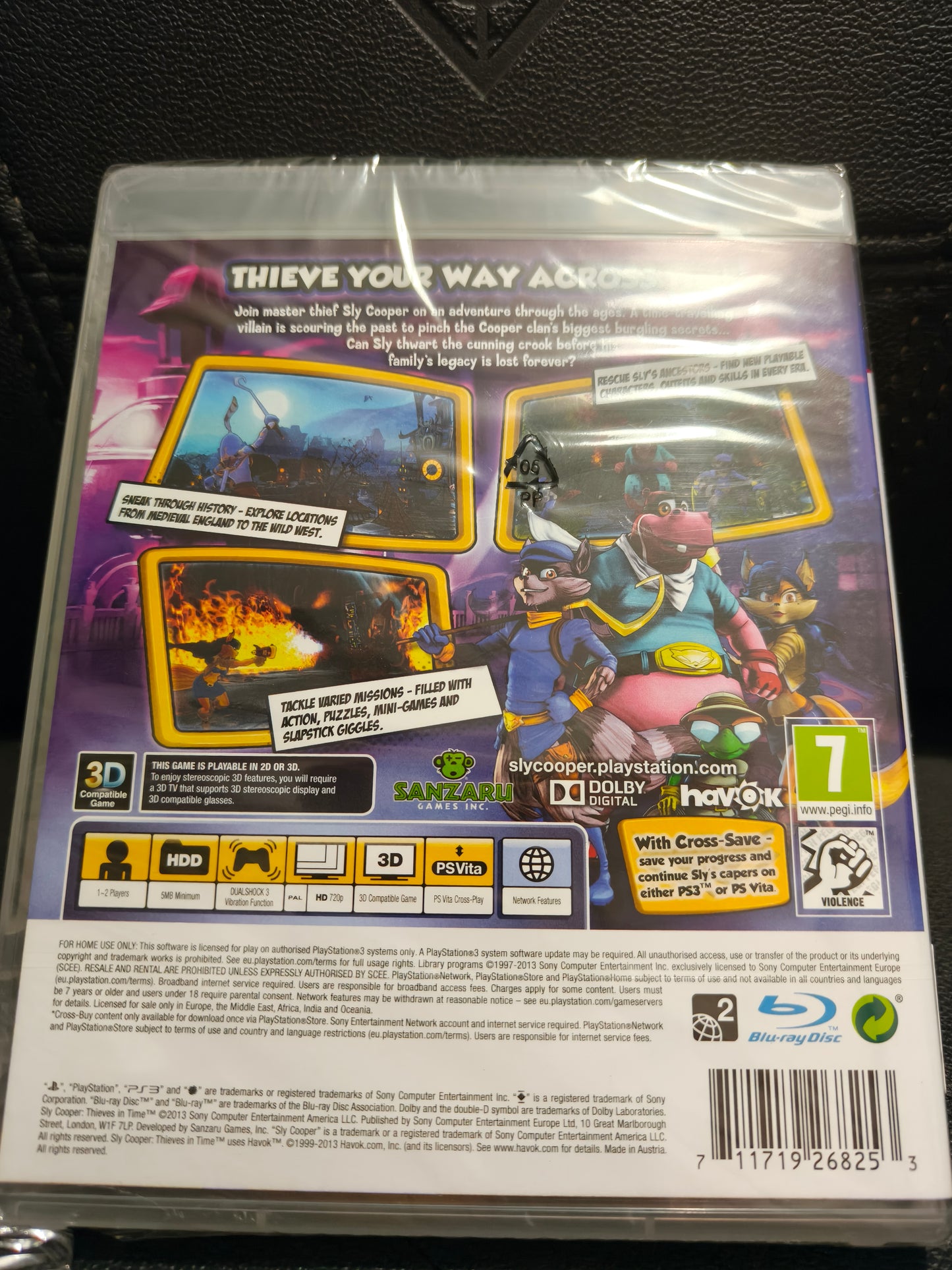 Sly Cooper ladri nel tempo ps3 sealed