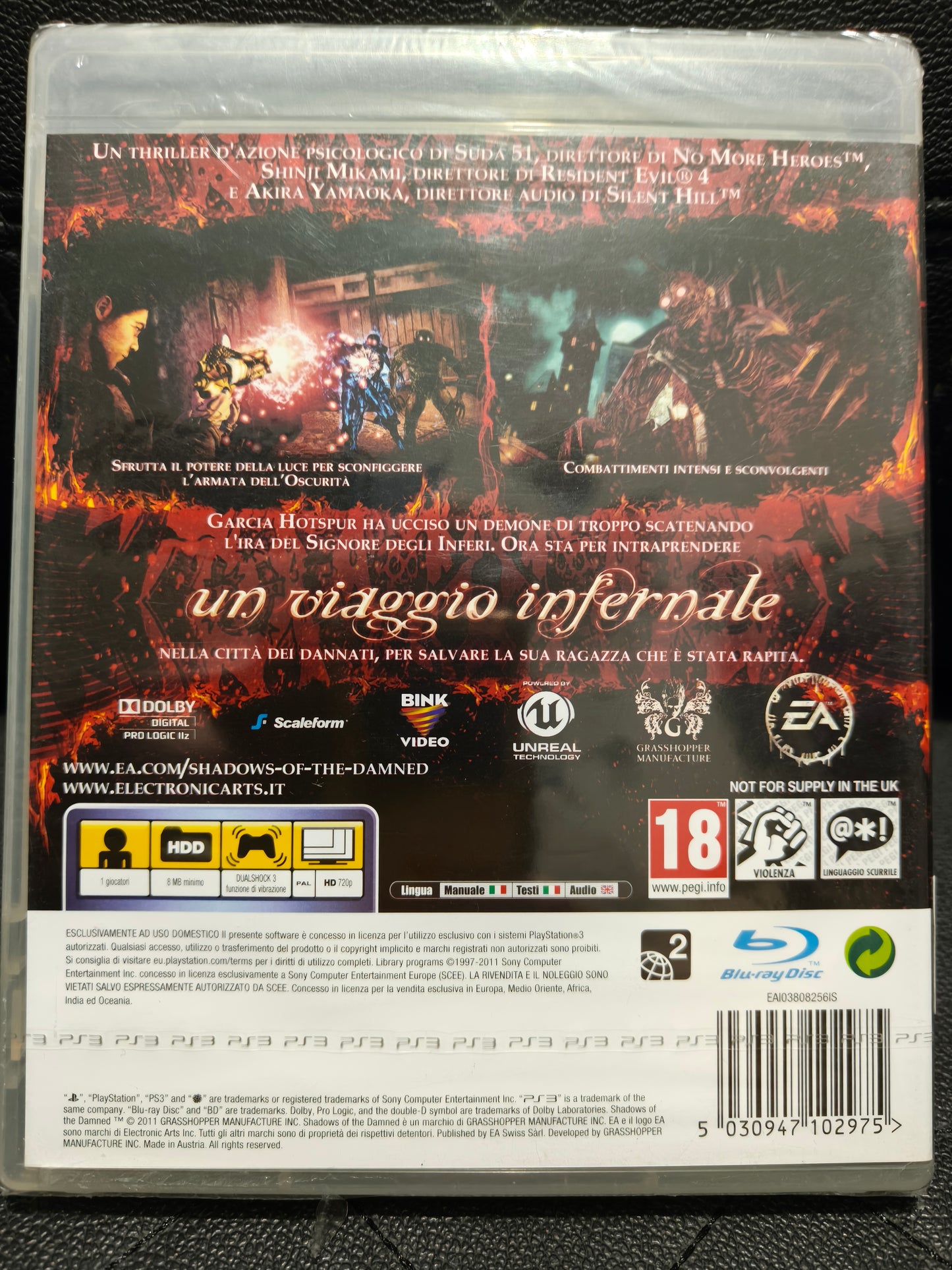 Shadows of the damned ps3 sealed