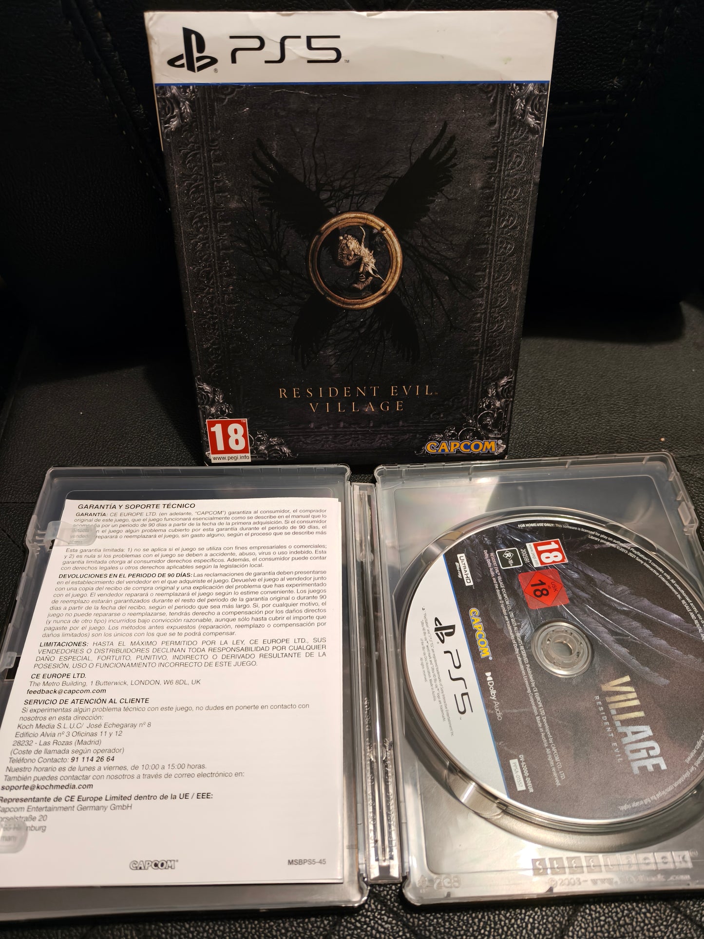 Resident evil Village limited edition steelbook ps5