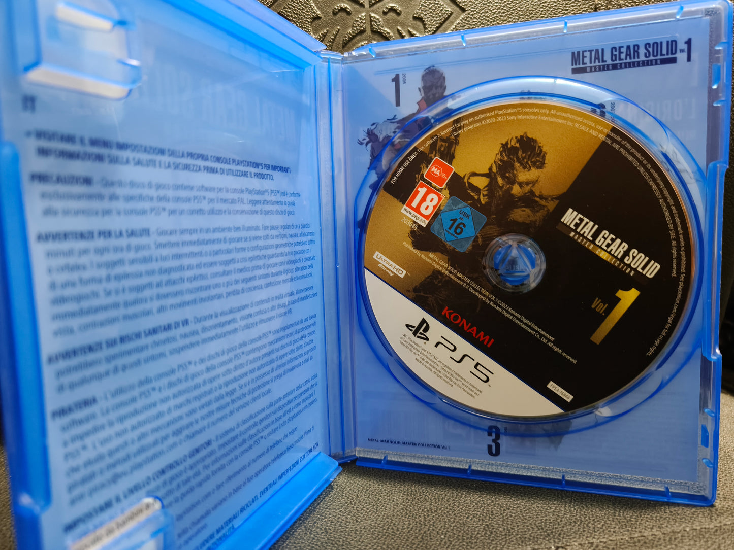Metal Gear solid master collection volume 1 ps5