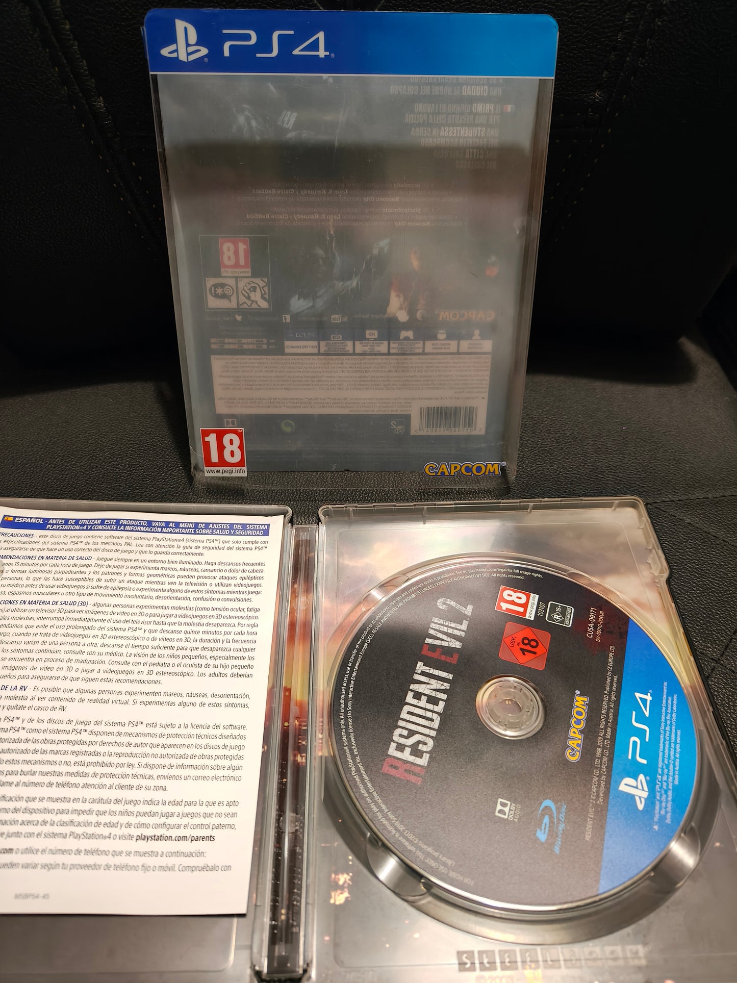 Resident evil 2 steelbook ps4