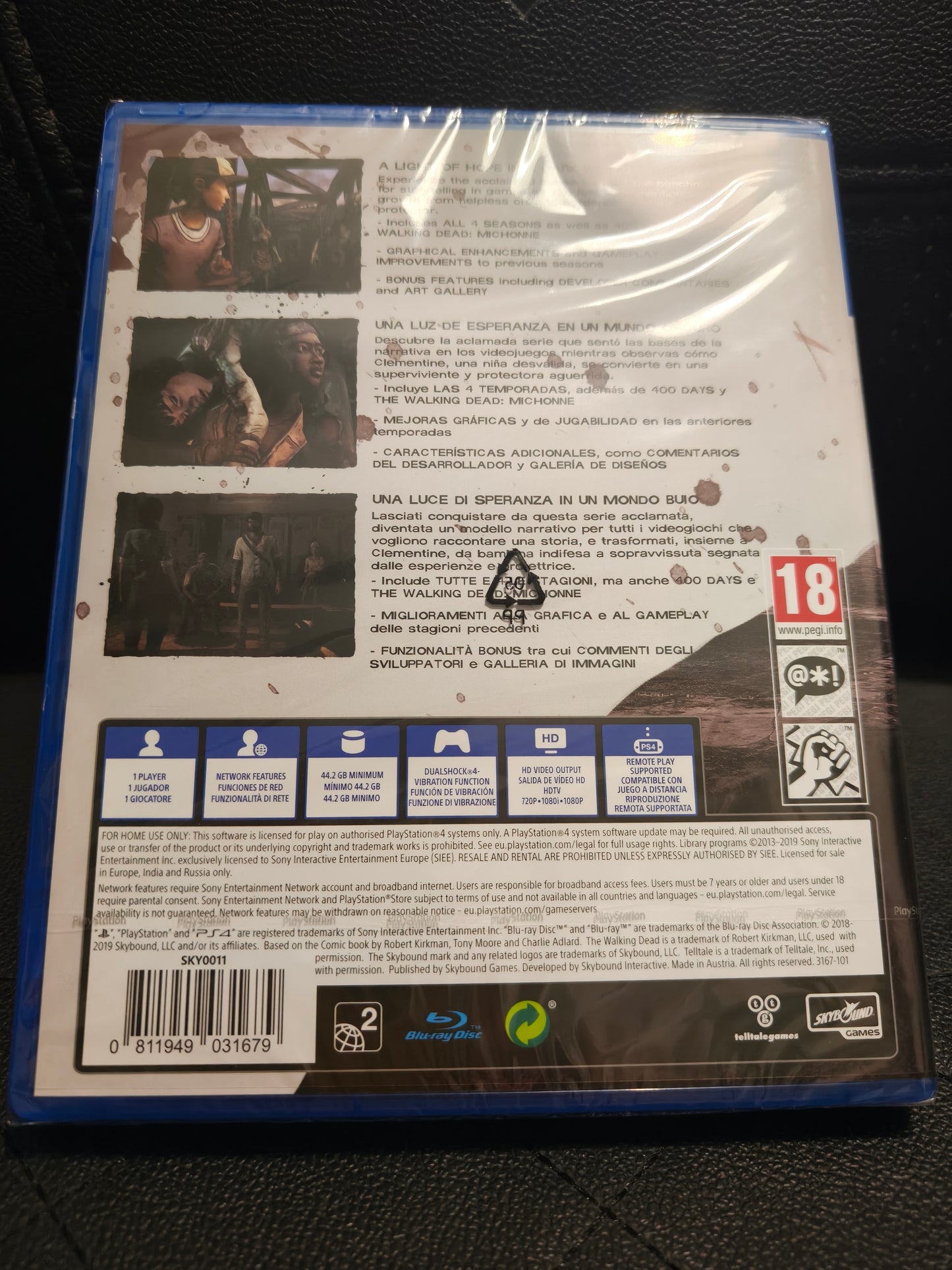 The walking dead the telltale definitive series ps4 sealed